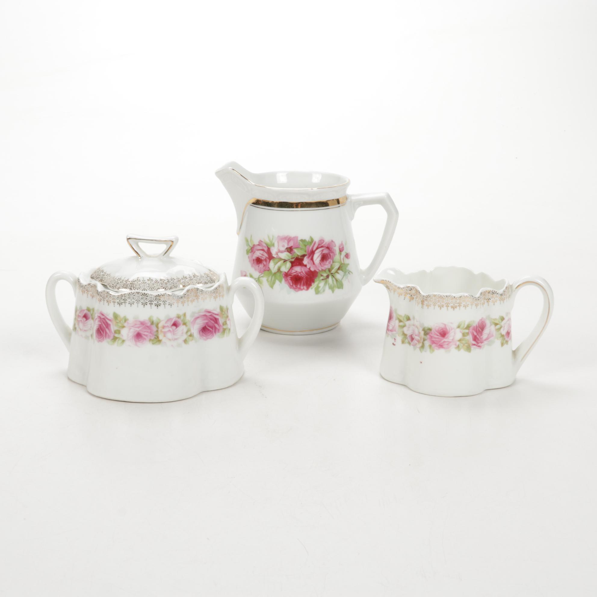 Lefton China, Anchor Hocking Glass, Scherzer Porcelain Tableware, Lamps, More