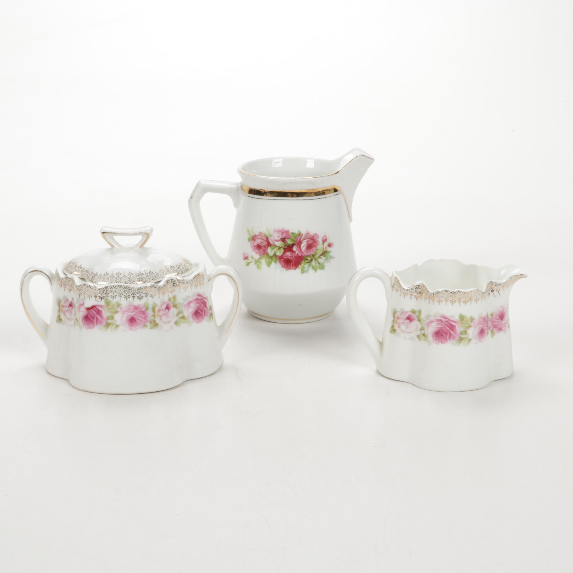 Lefton China, Anchor Hocking Glass, Scherzer Porcelain Tableware, Lamps, More