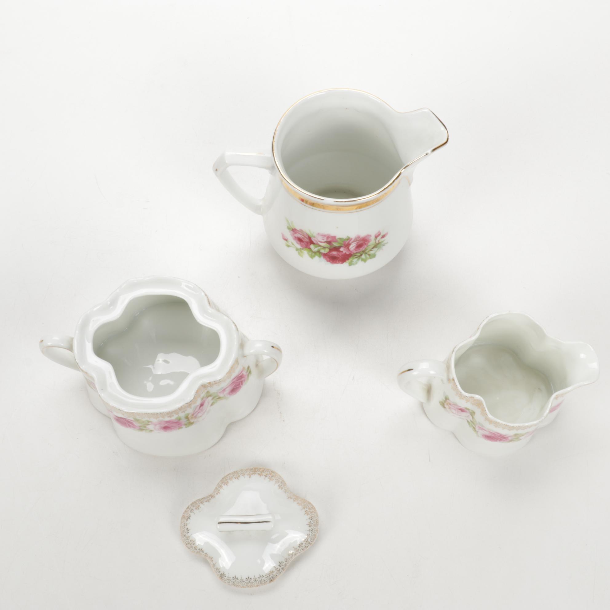 Lefton China, Anchor Hocking Glass, Scherzer Porcelain Tableware, Lamps, More