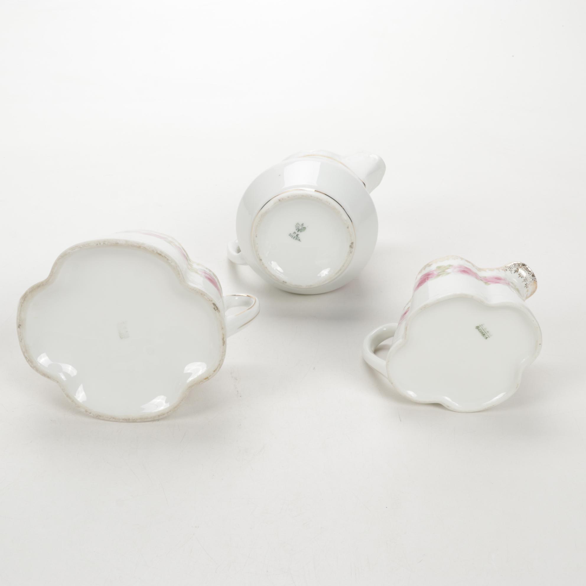 Lefton China, Anchor Hocking Glass, Scherzer Porcelain Tableware, Lamps, More