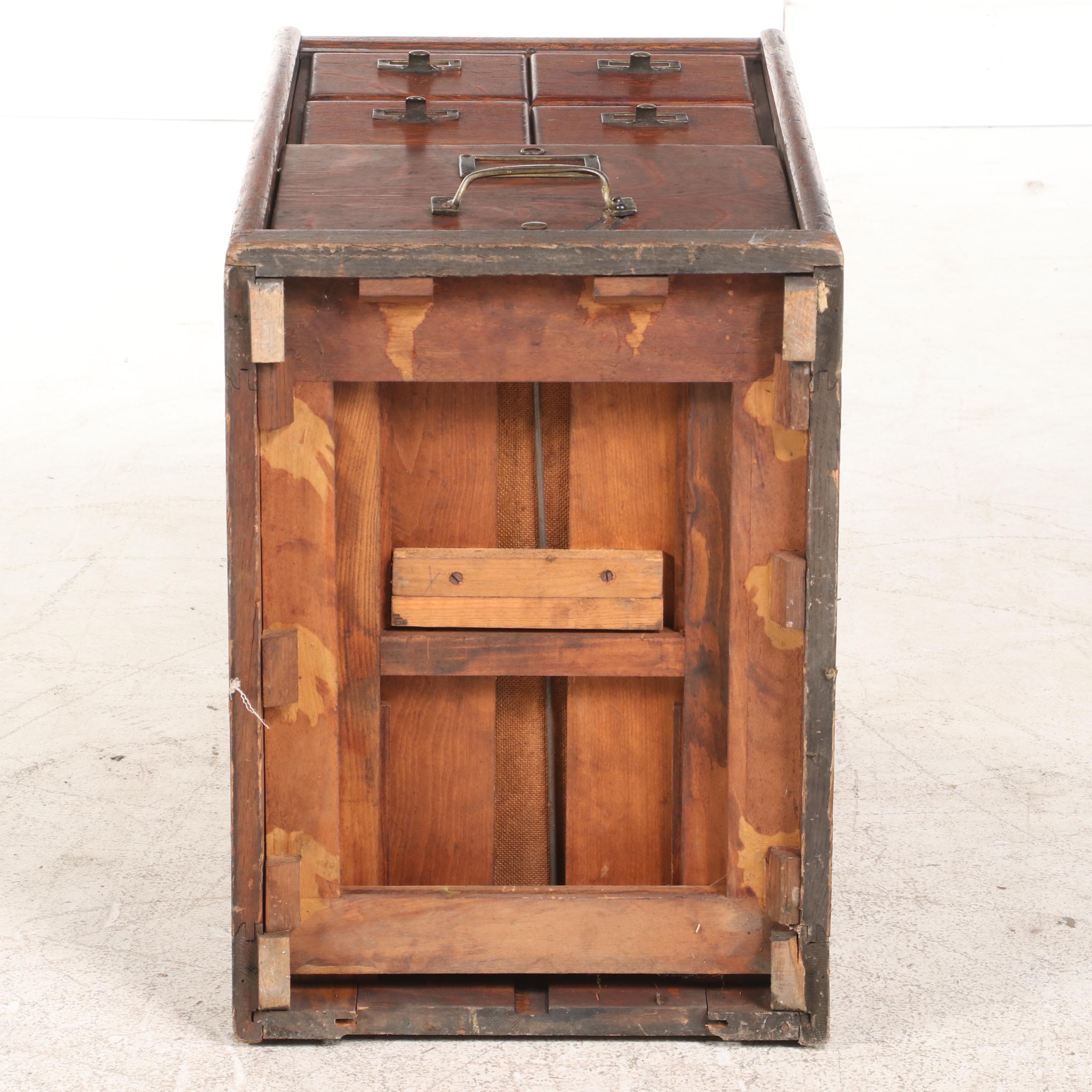 Macey Quartersawn Oak Five-Drawer File Cabinet, Early 20th Century