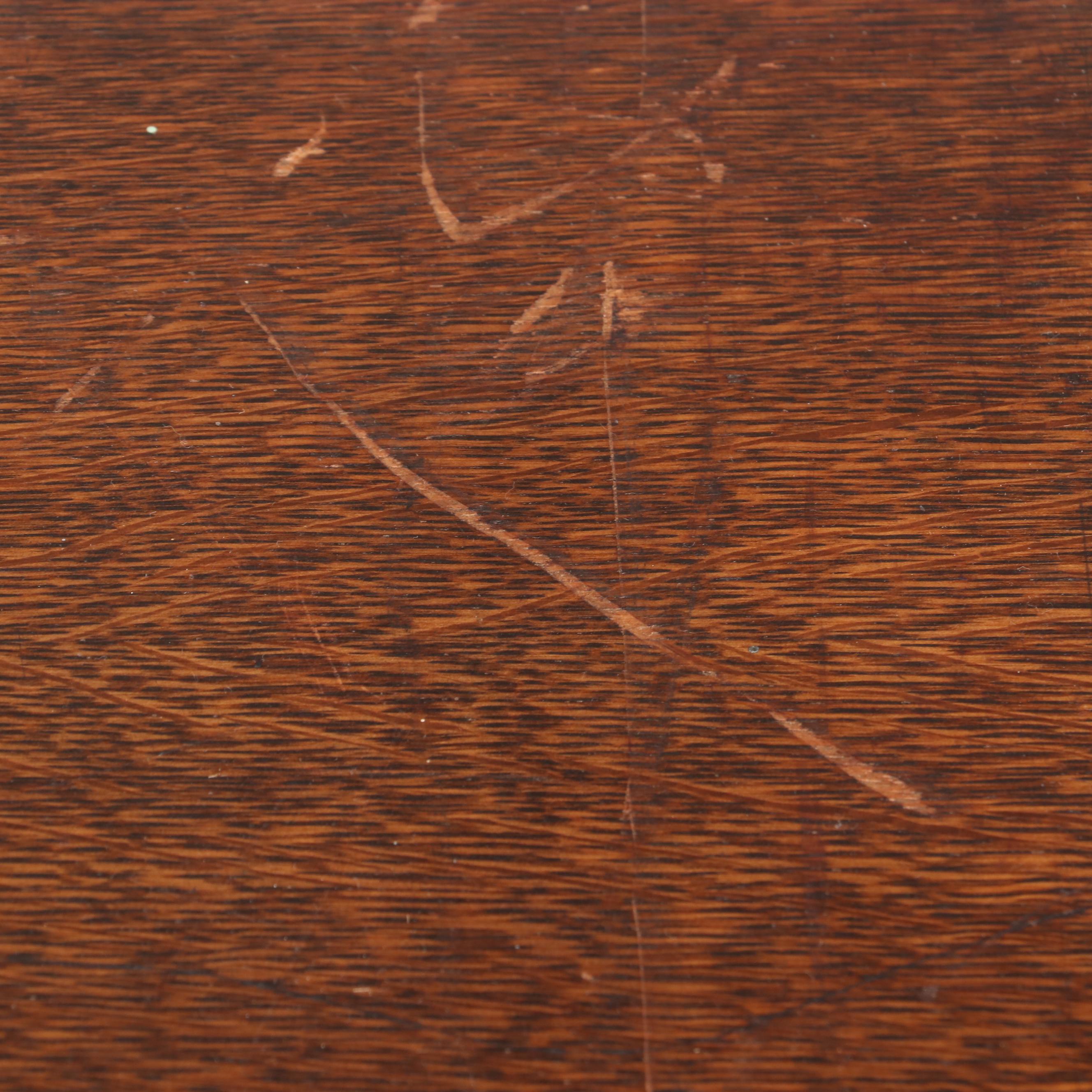 Macey Quartersawn Oak Five-Drawer File Cabinet, Early 20th Century