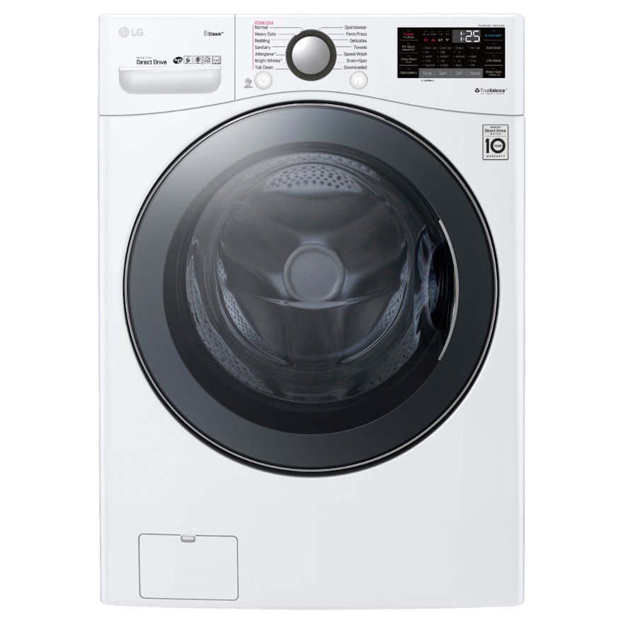 LG White 4.5 Cu. Ft. Smart Wi-Fi Enabled Front Load Washer