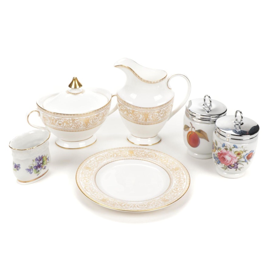 Royal Doulton "Sovereign" and Other Bone China Table Accessories