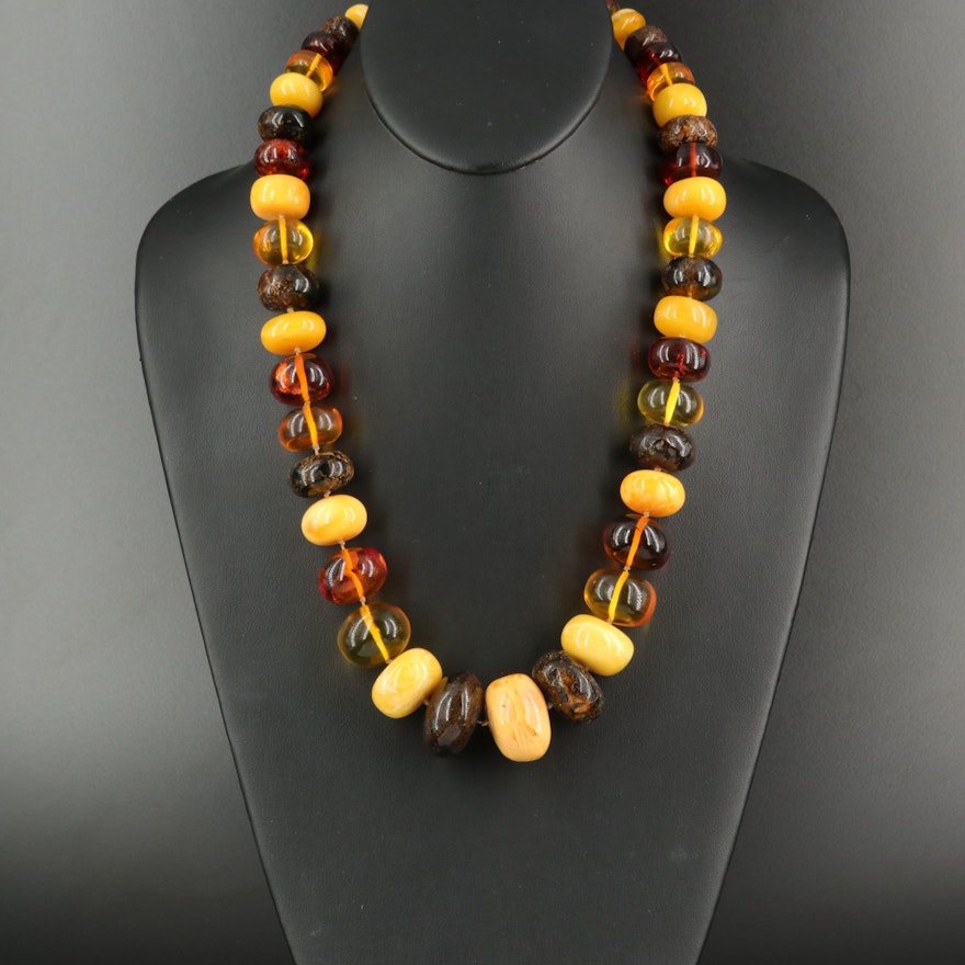 Graduated Amber Necklace