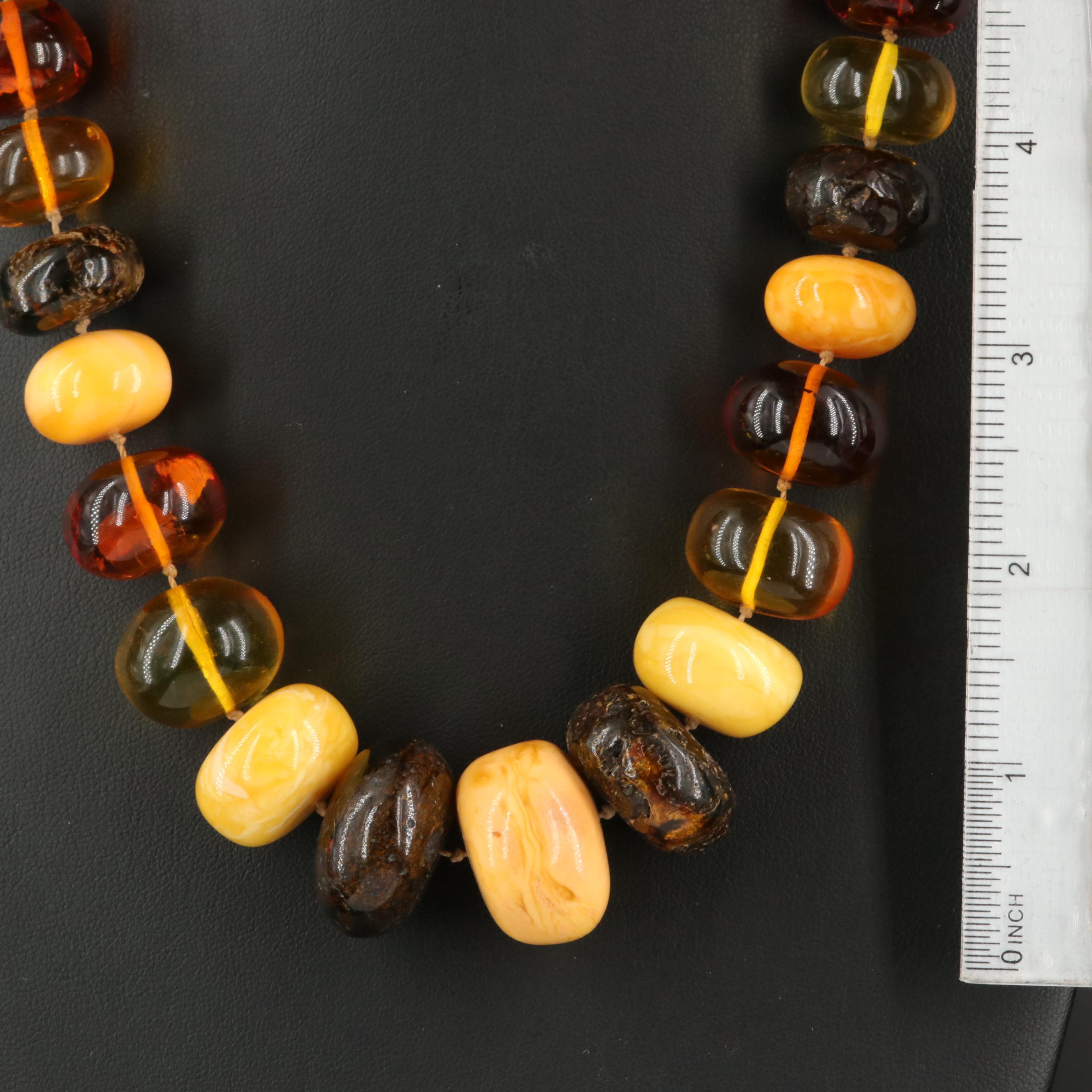 Graduated Amber Necklace