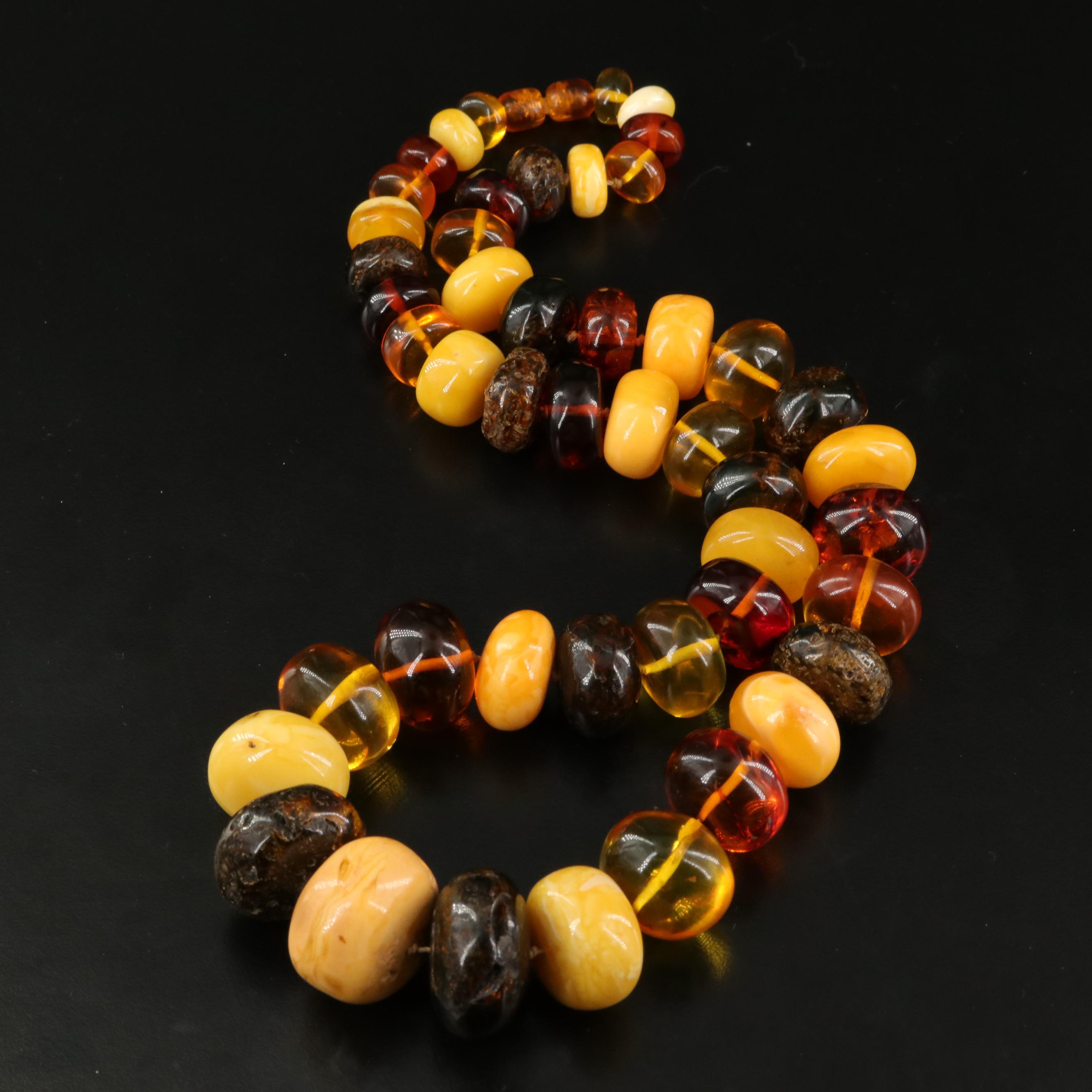 Graduated Amber Necklace