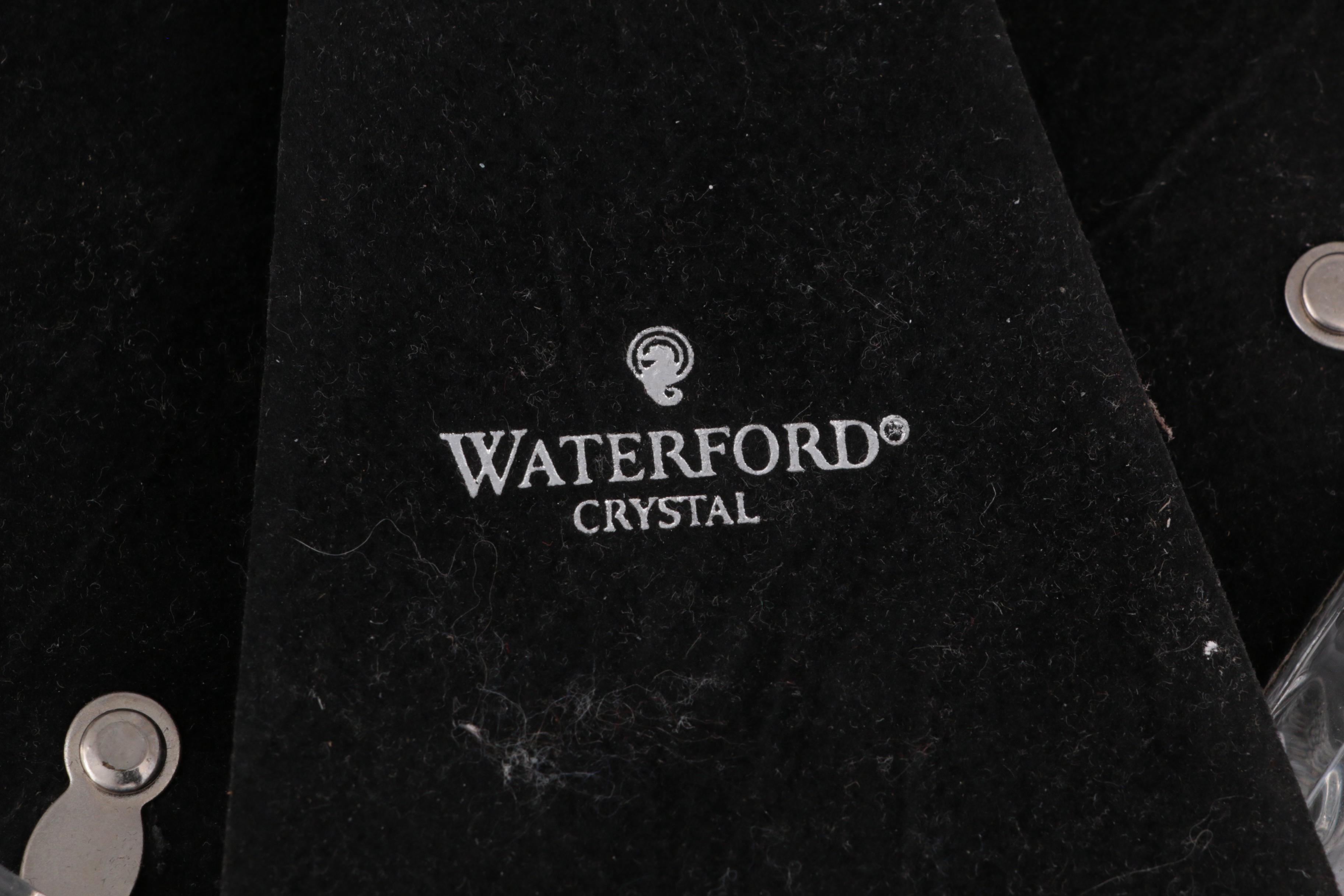 Waterford Crystal "Lismore" Picture Frame with Oneida "Quadro" Crystal Frame