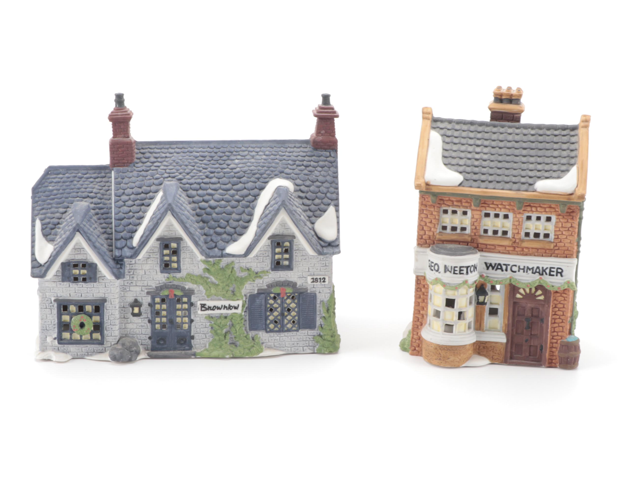 Department 56, Dickens Series "Abbey" and Other Porcelain Buildings