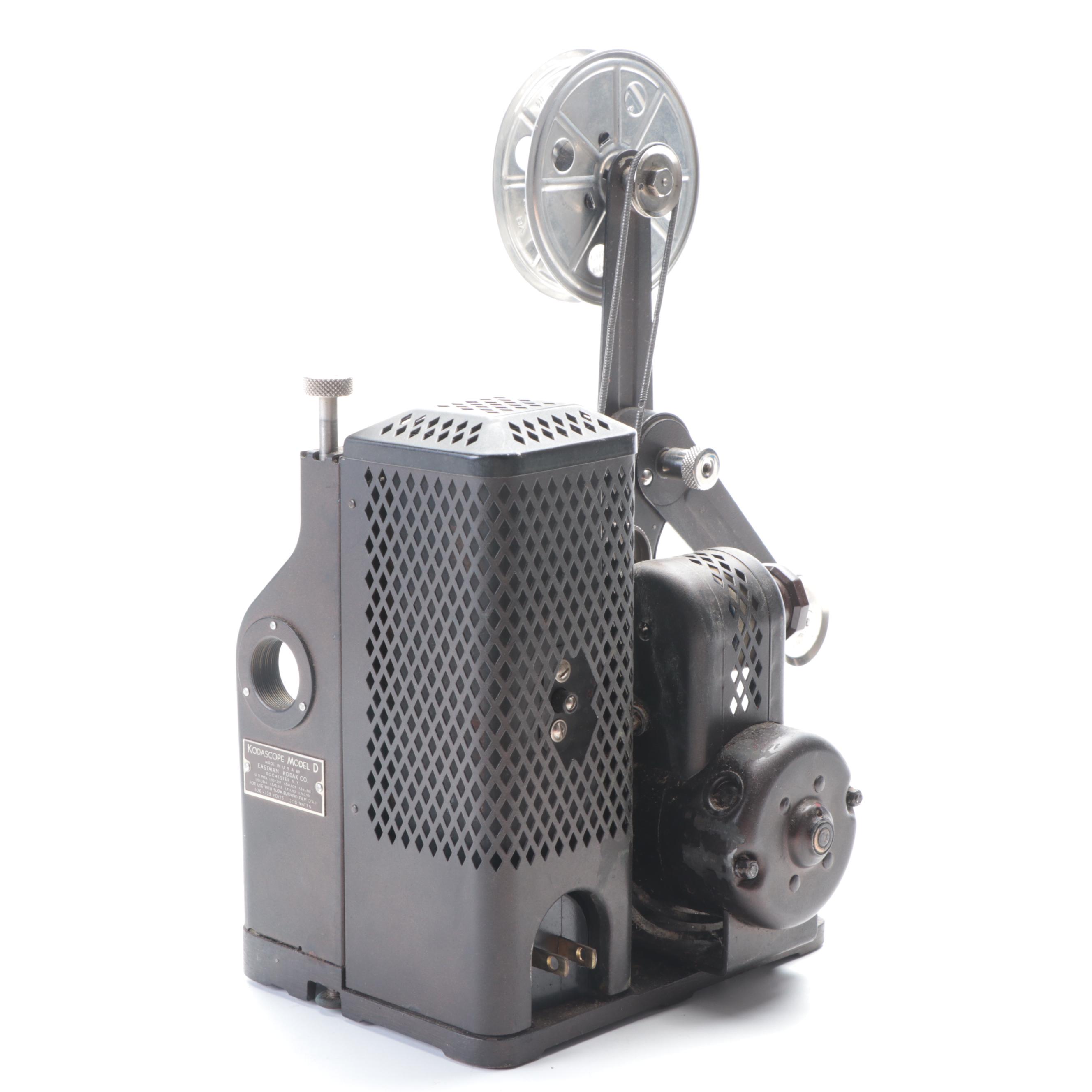 Kodak Kodascope Model D 16mm Projector with Case, Early/Mid 20th Century