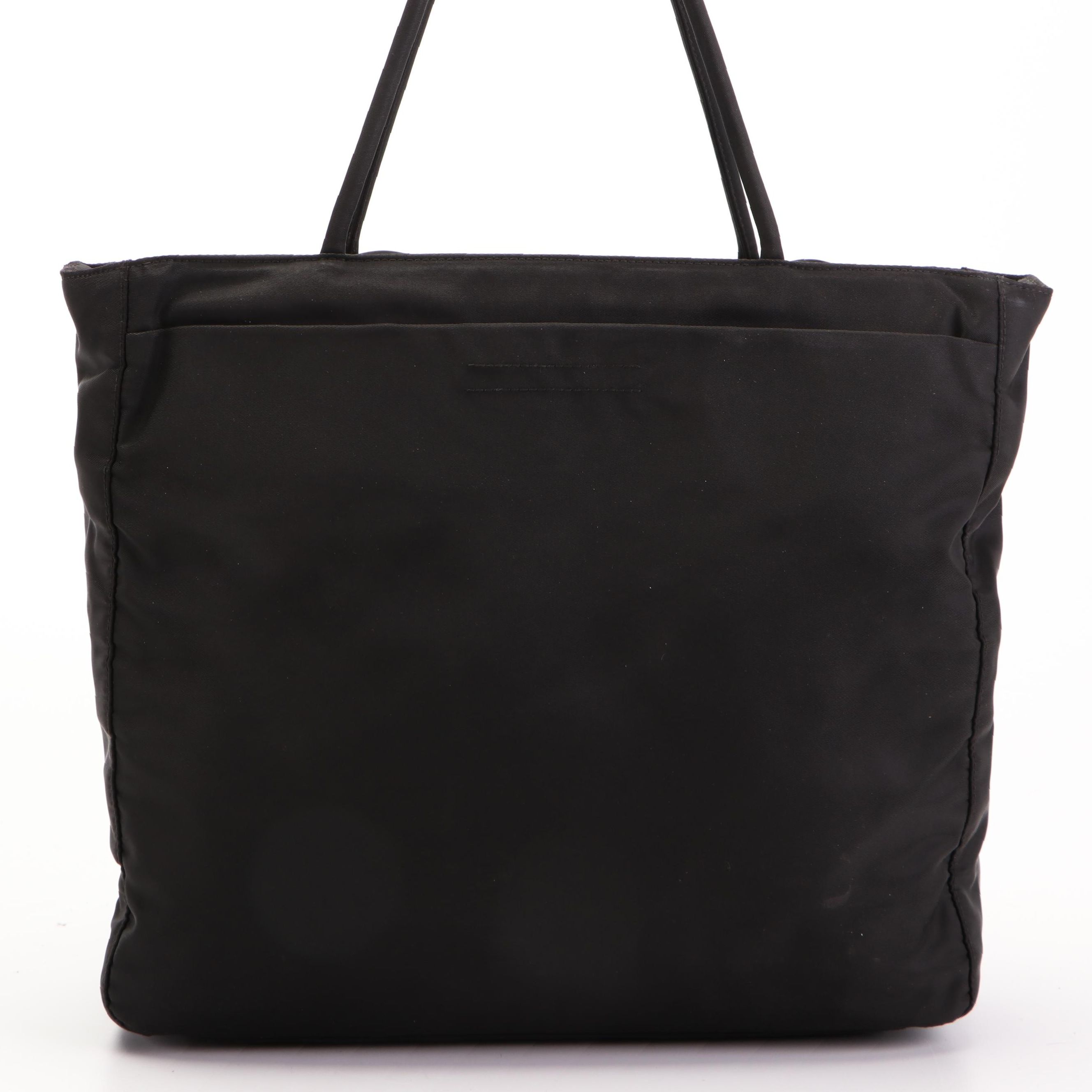 Prada Small Shopper Tote Bag in Black Nylon Tessuto