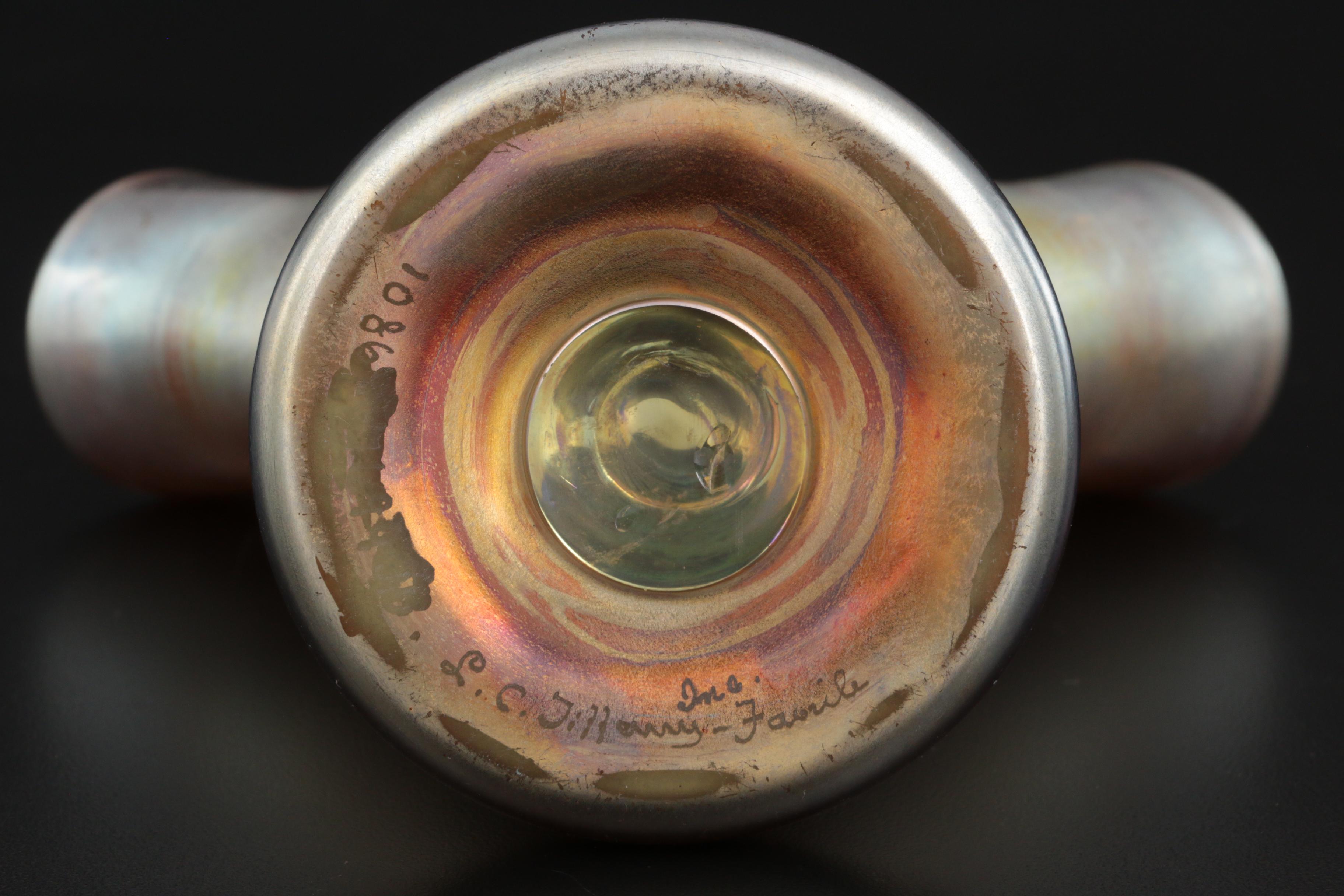 Louis Comfort Tiffany Favrile Art Glass Vase, Early 20th Century