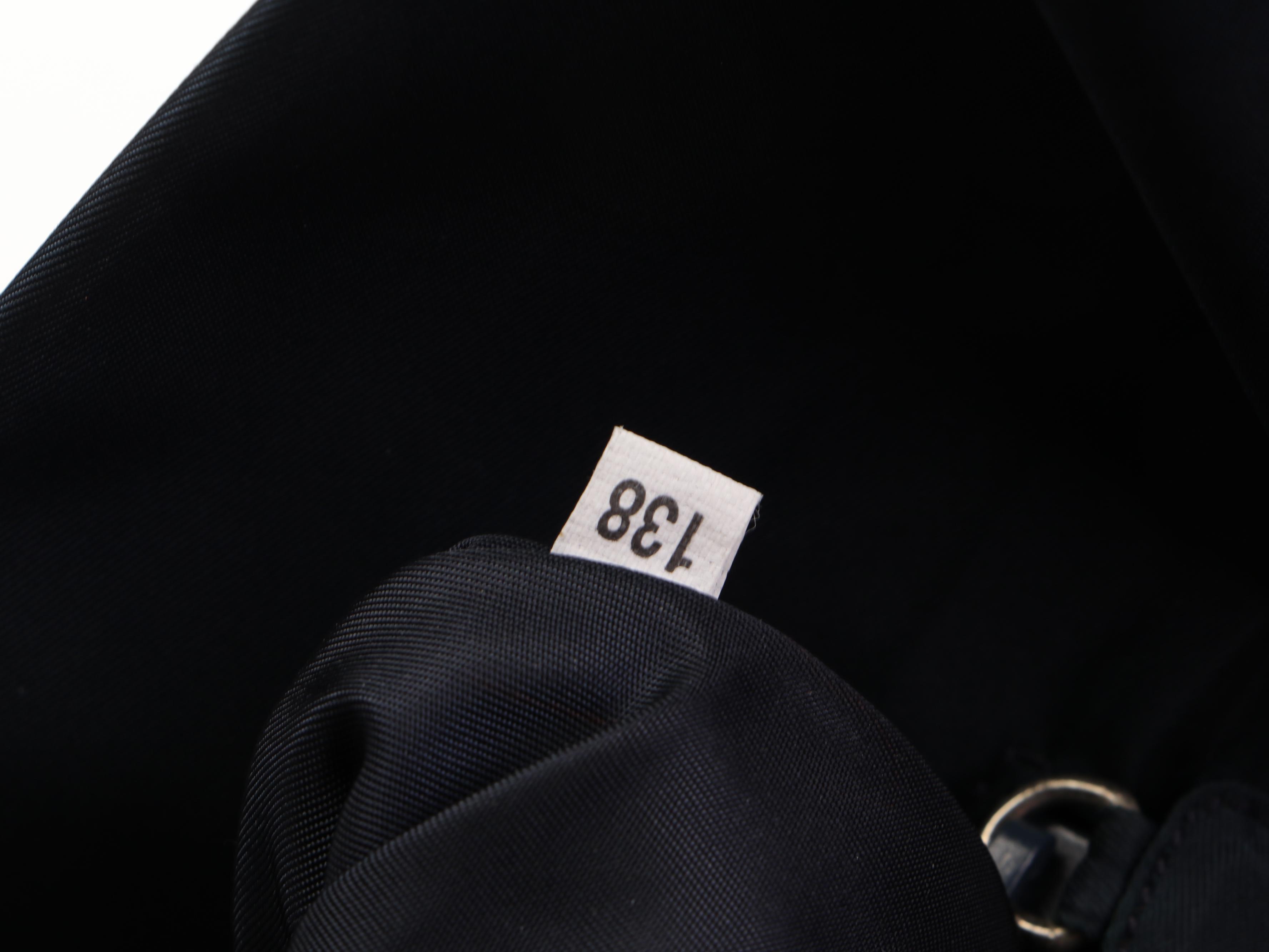 Prada Navy Nylon Tessuto Tote Bag