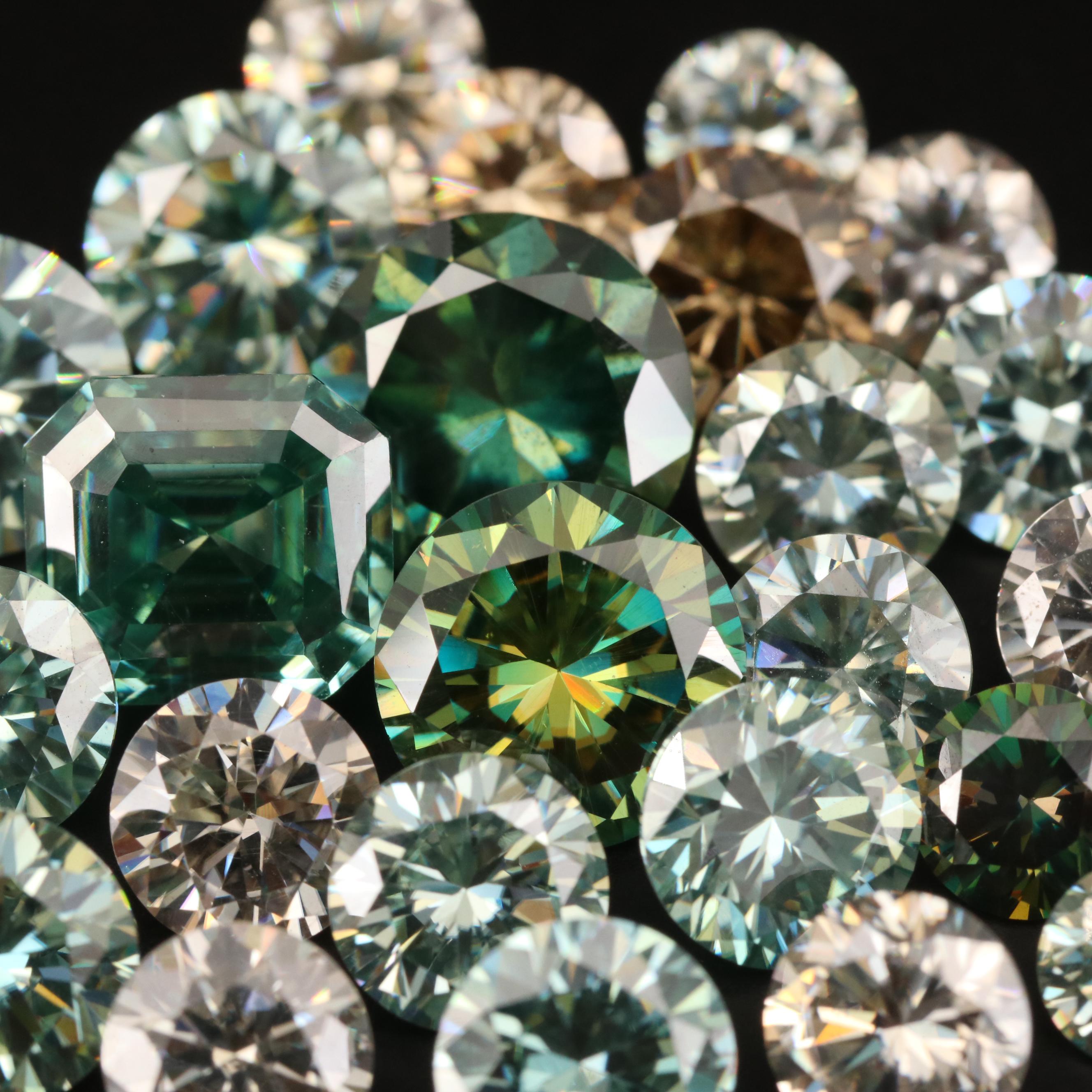 Loose Laboratory Grown Moissanites