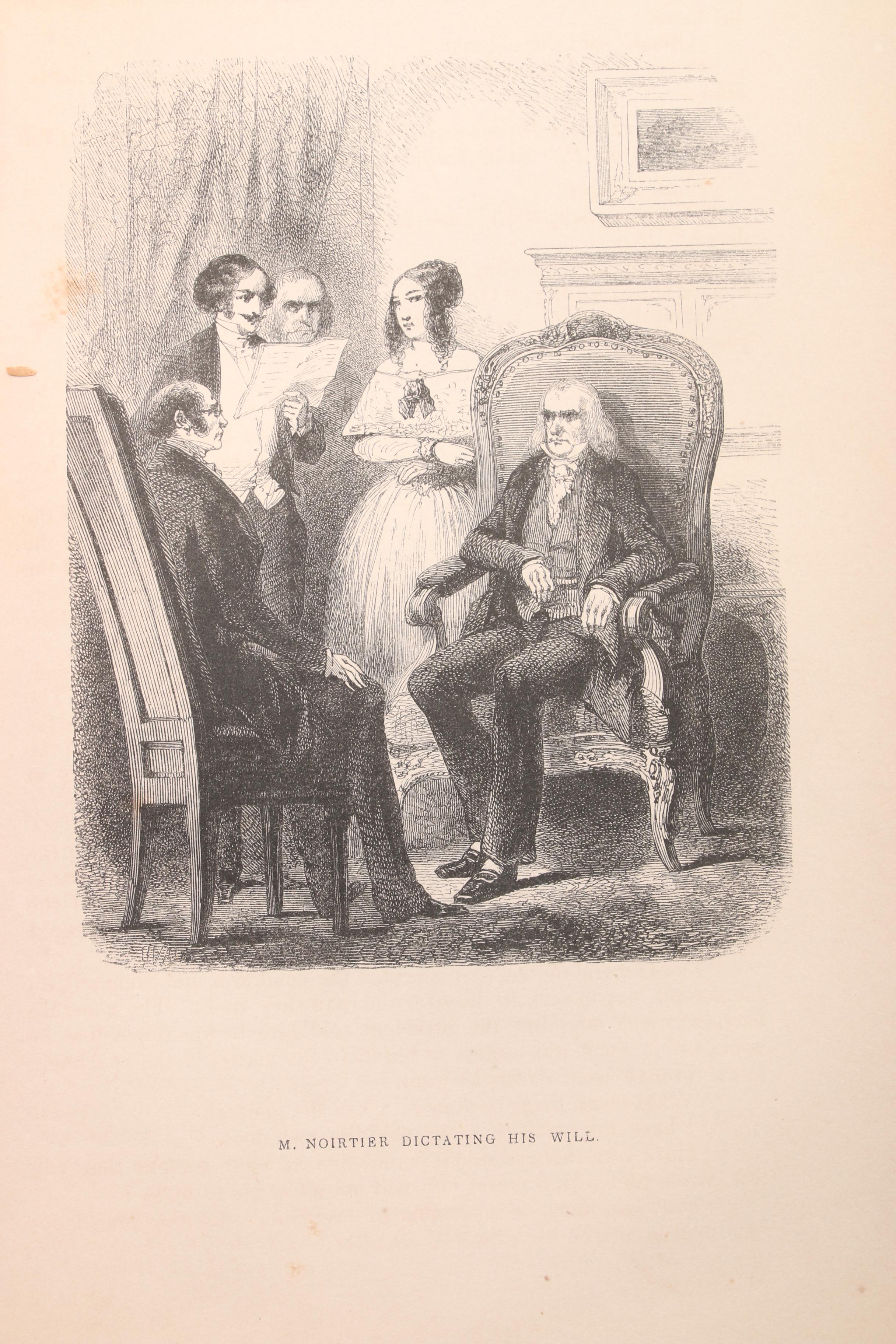 First English Edition "The Count of Monte-Cristo" Two-Volume Set by Dumas, 1846