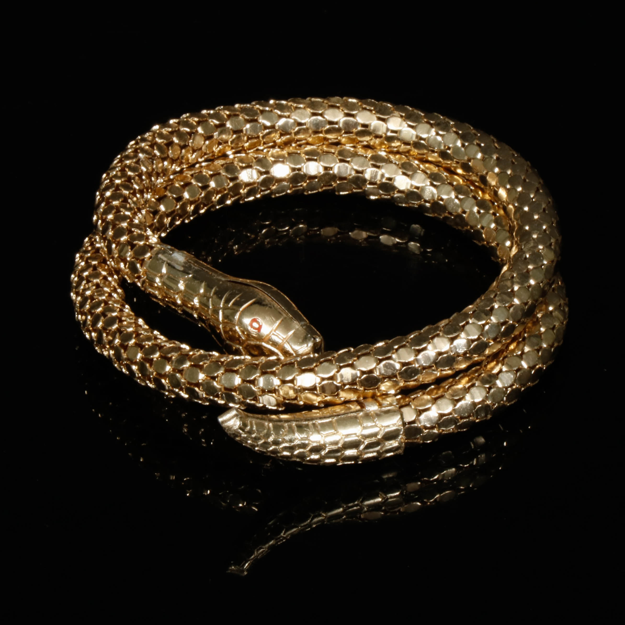 Vintage West Germany Mesh Snake Bracelet