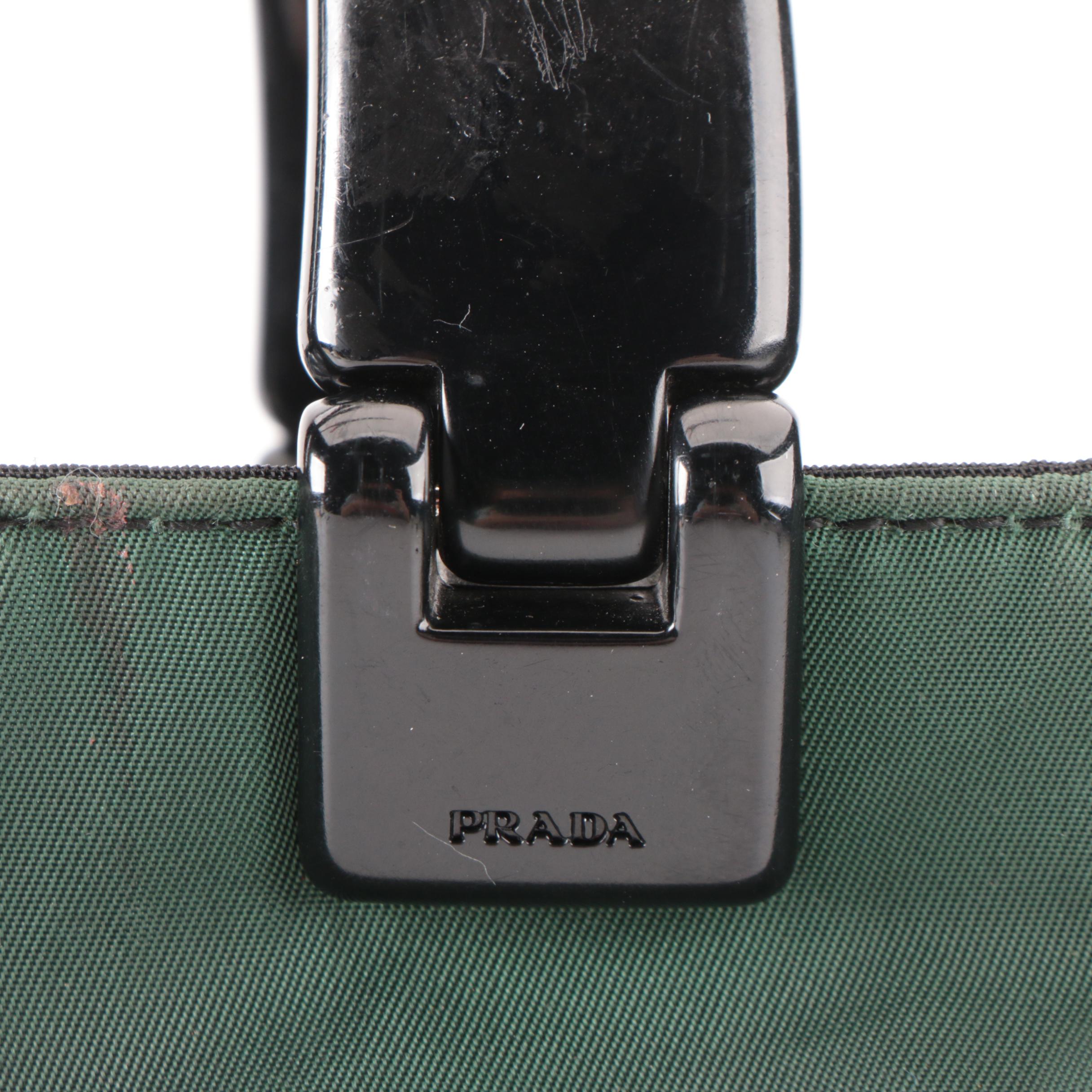 Prada Small Tote Bag in Tessuto Nylon with Composite Handles
