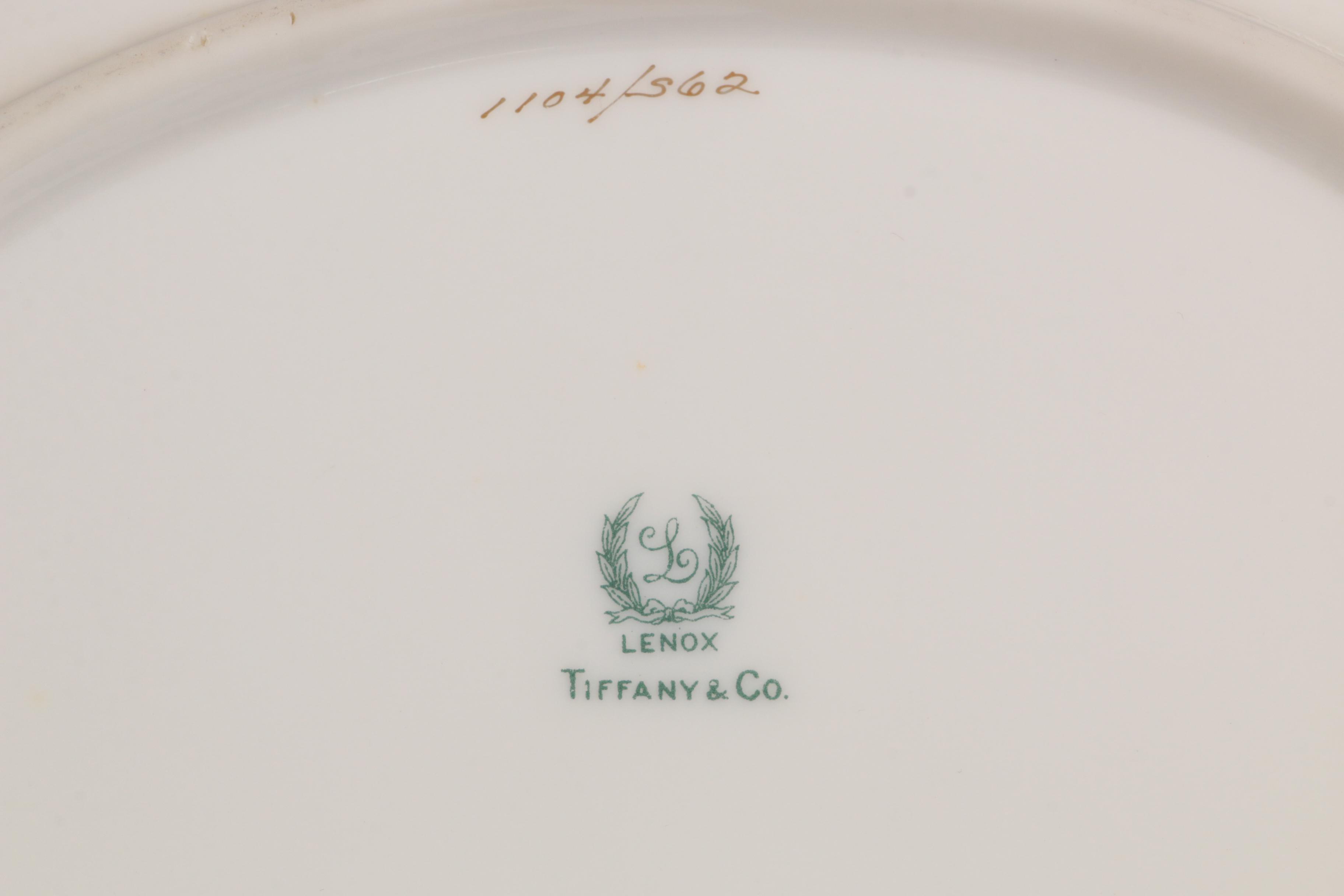 Lenox for Tiffany & Co. "Lowell" Porcelain Vegetable Bowls and Serving Platter