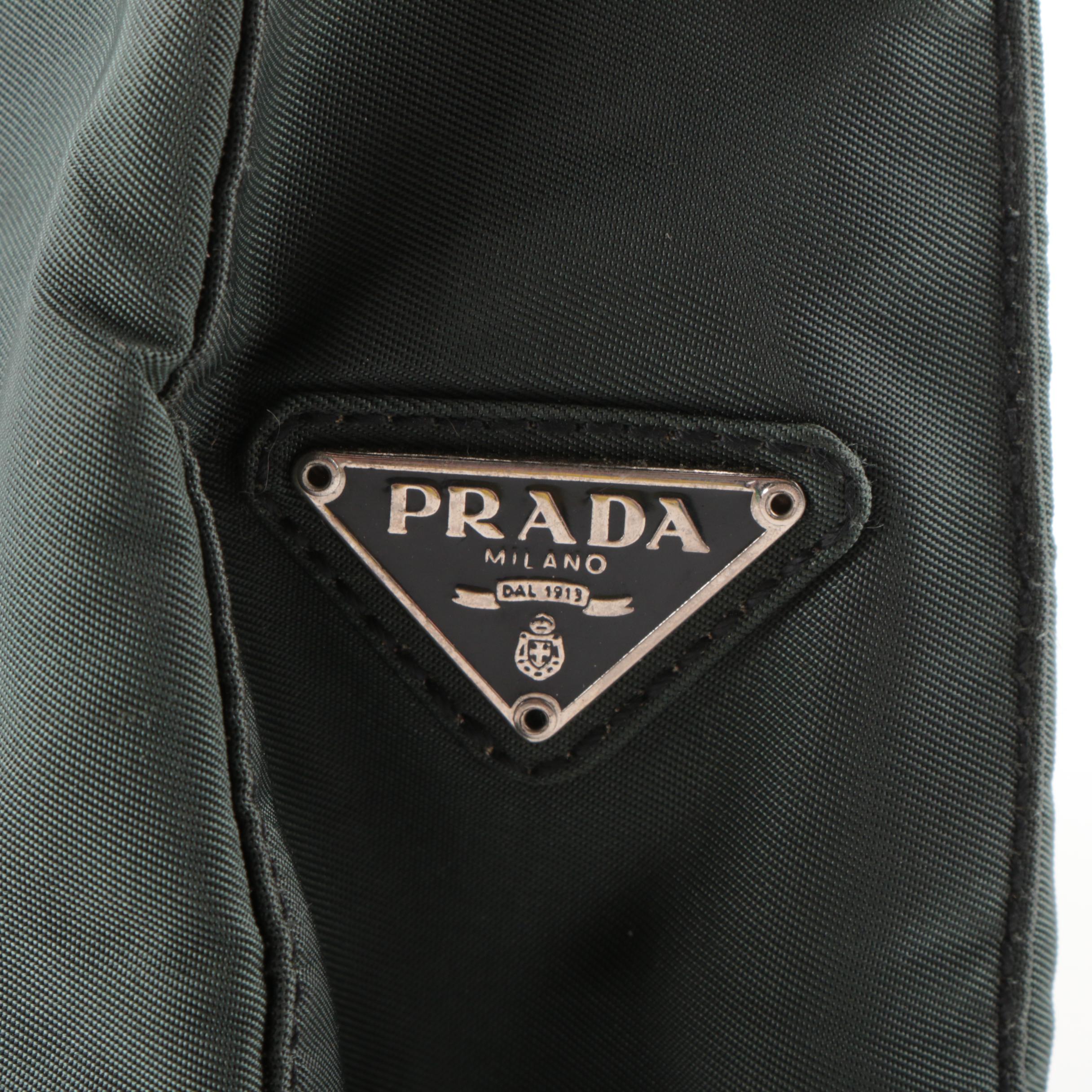 Prada Shoulder Bag in Tessuto Nylon with Composite Handle