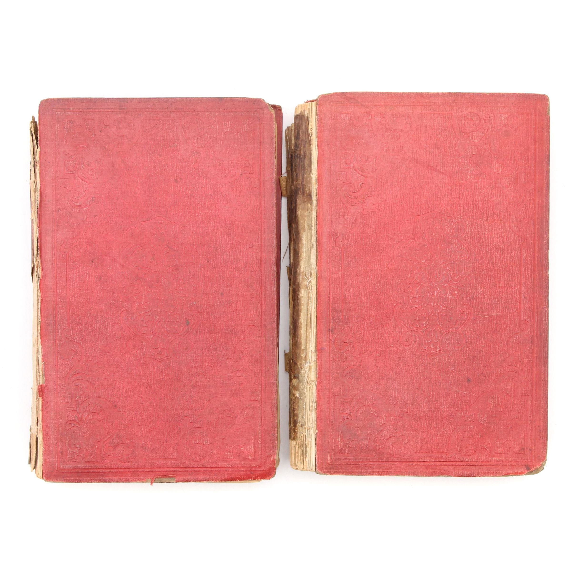 First English Edition "The Count of Monte-Cristo" Two-Volume Set by Dumas, 1846