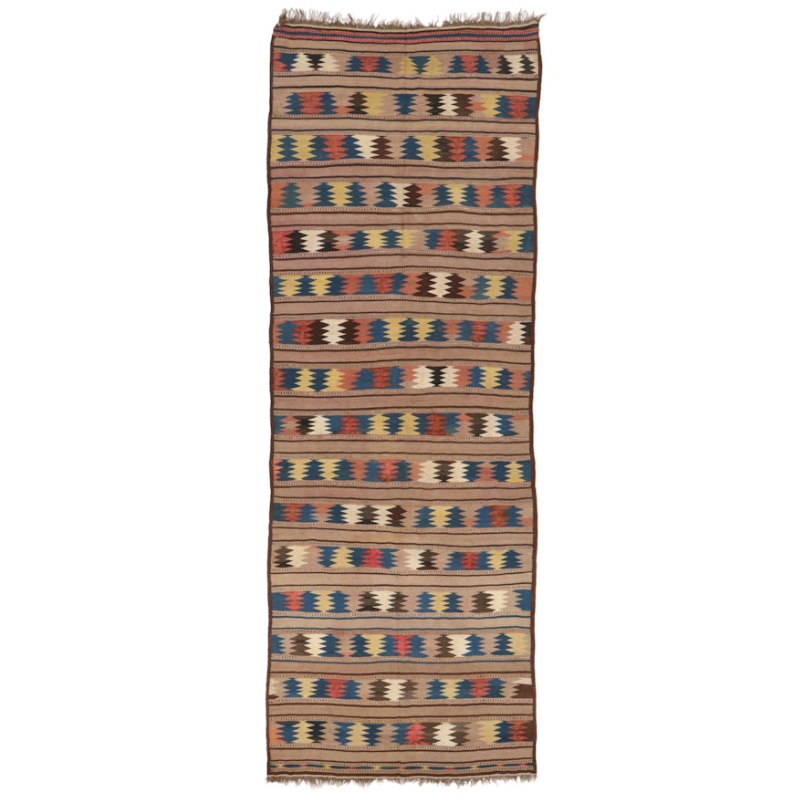 5'8 x 16' Handwoven Persian Kilim Long Rug