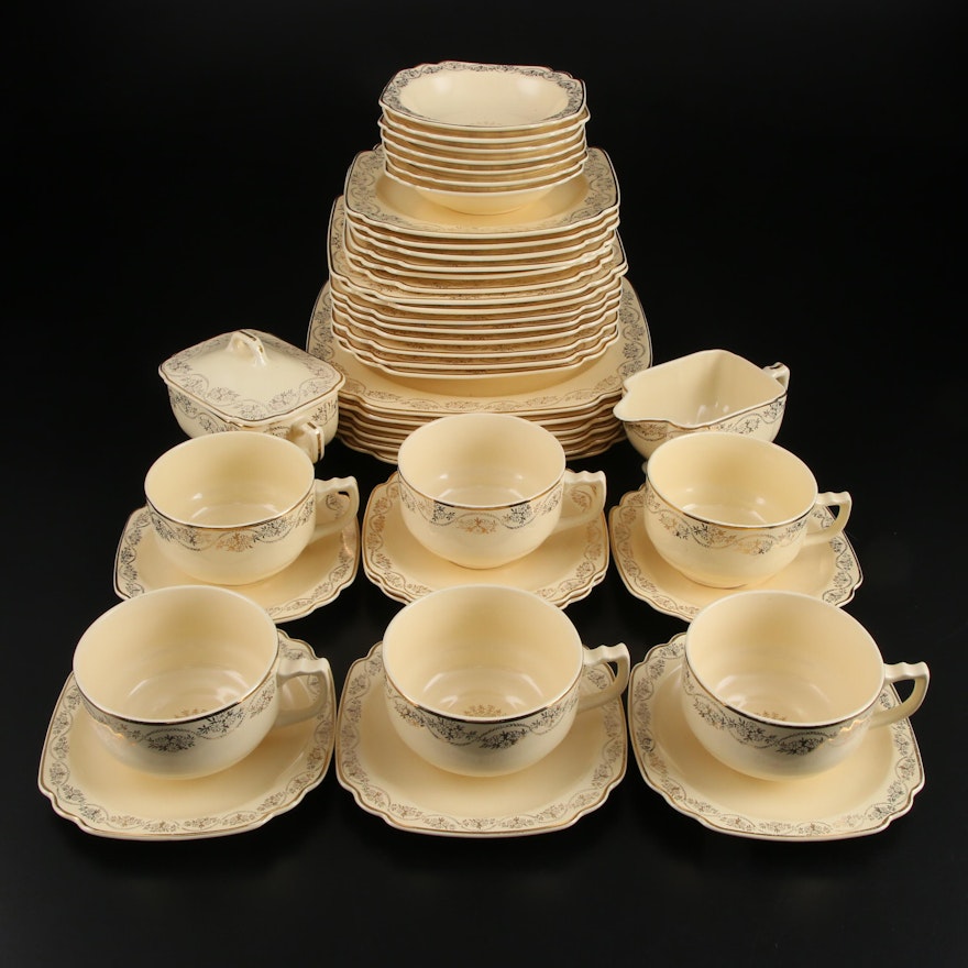 Homer Laughlin "Garland" Ceramic Dinnerware, Early to Mid 20th Century