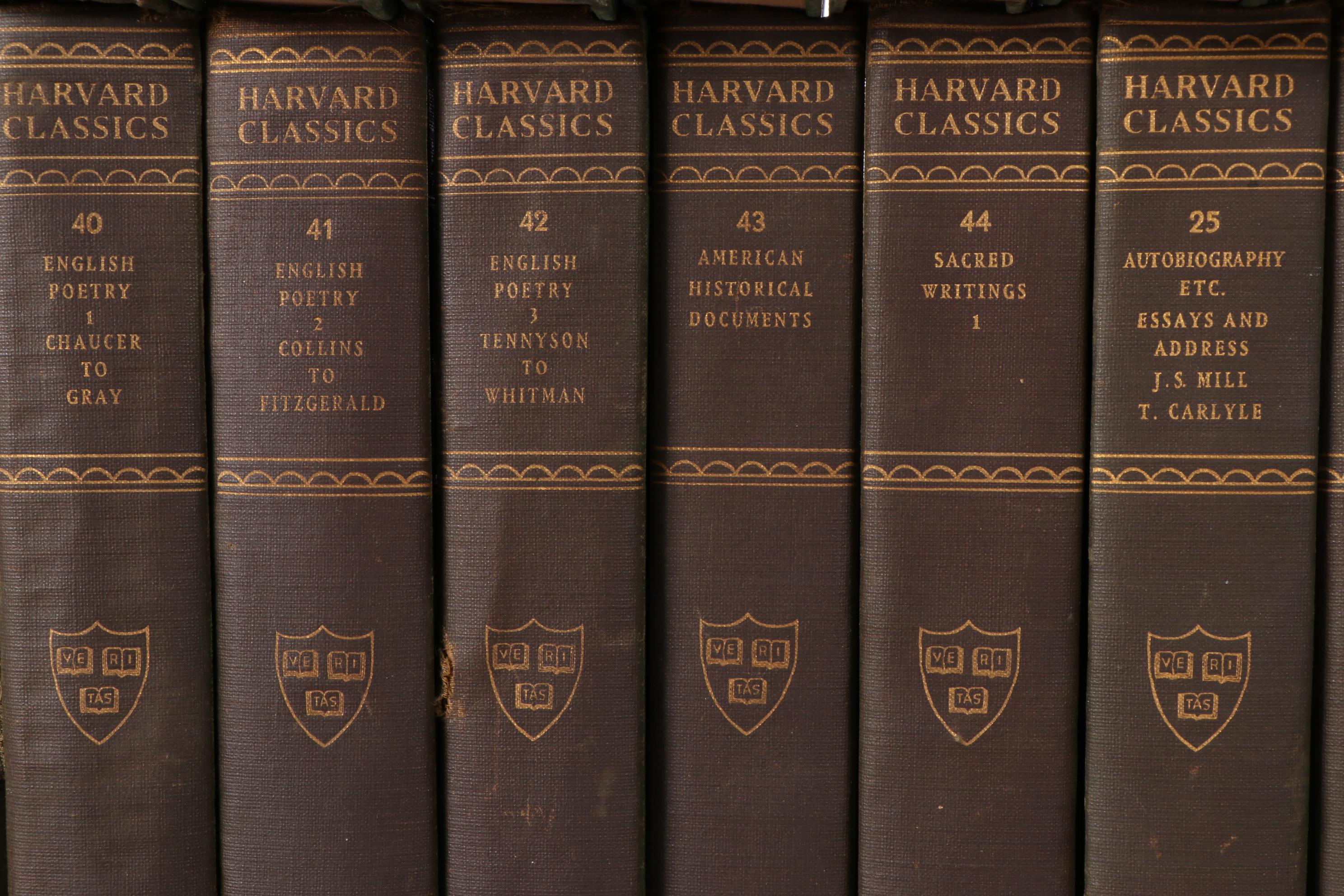 Complete "The Harvard Classics" Edited by Charles Eliot, Early 20th Century
