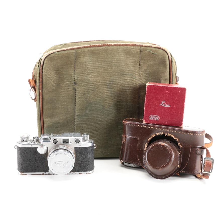 Leica Leitz IIIf Camera, Mid-20th C