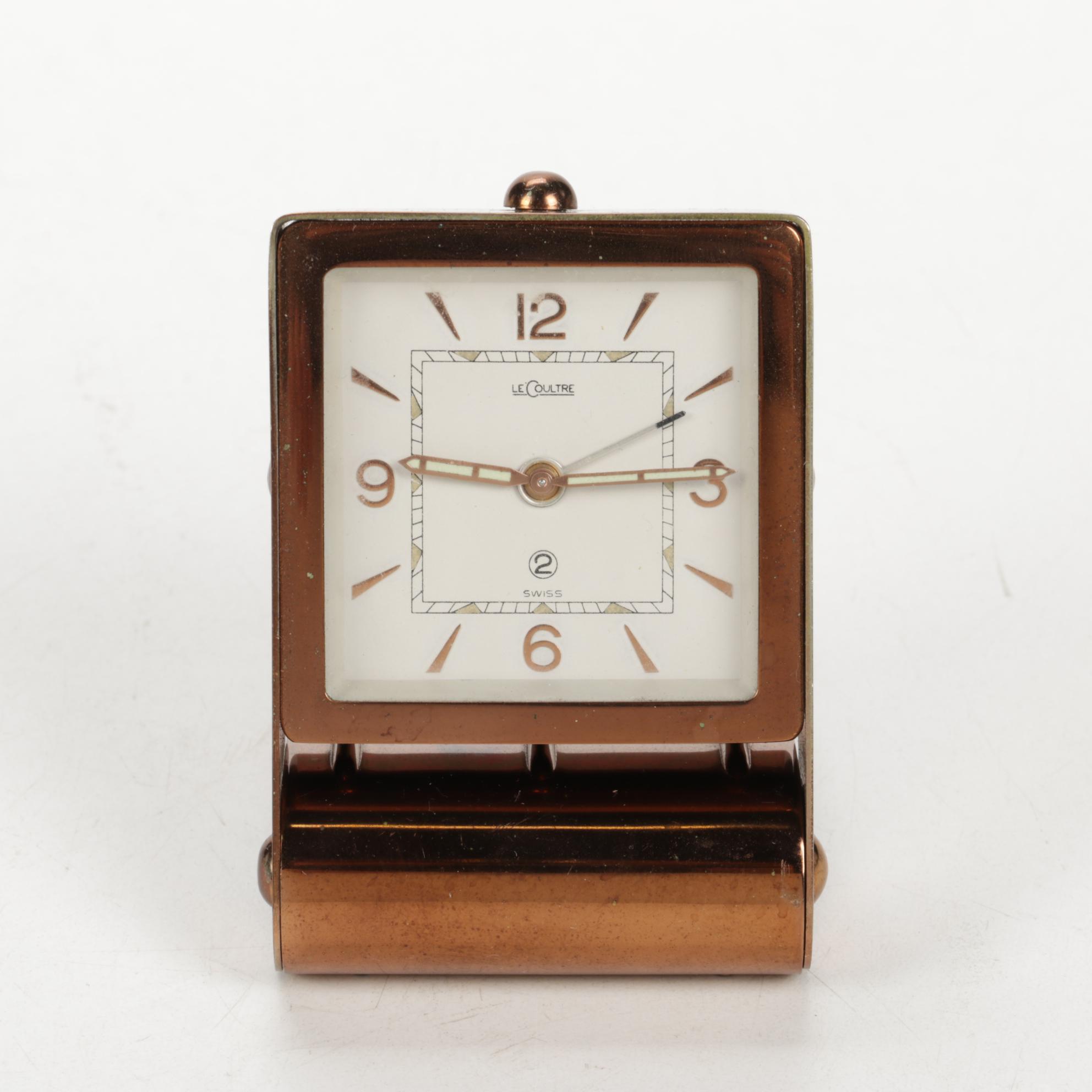 Jaeger LeCoultre Art Deco Travel Alarm Clock