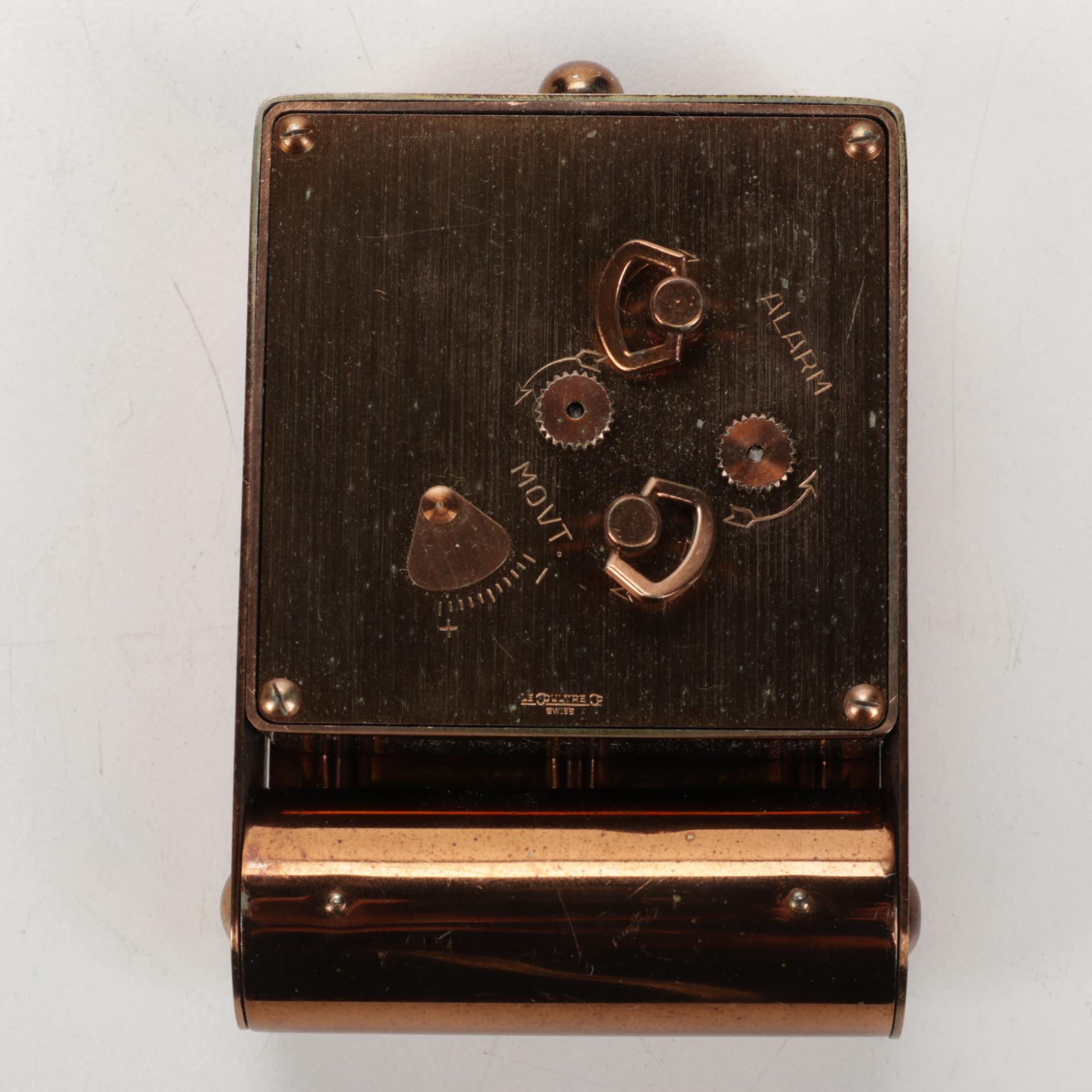 Jaeger LeCoultre Art Deco Travel Alarm Clock