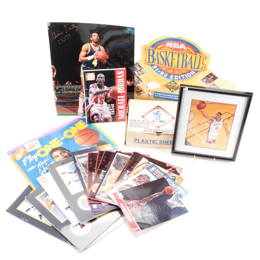 NBA Player Photos, Uncut Promo Cards, Jumbo Cards, Prints, Calendar, Autos