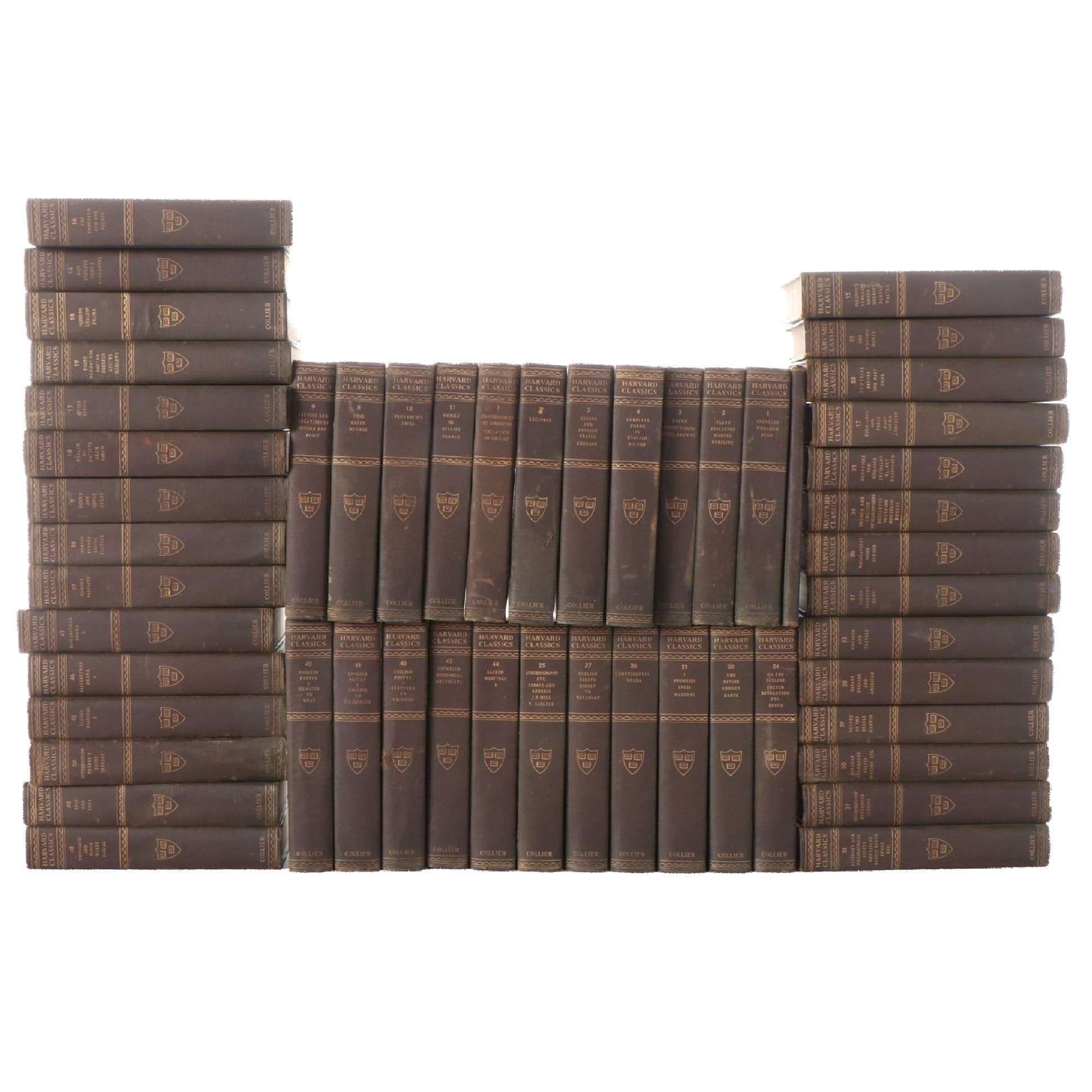 Complete "The Harvard Classics" Edited by Charles Eliot, Early 20th Century