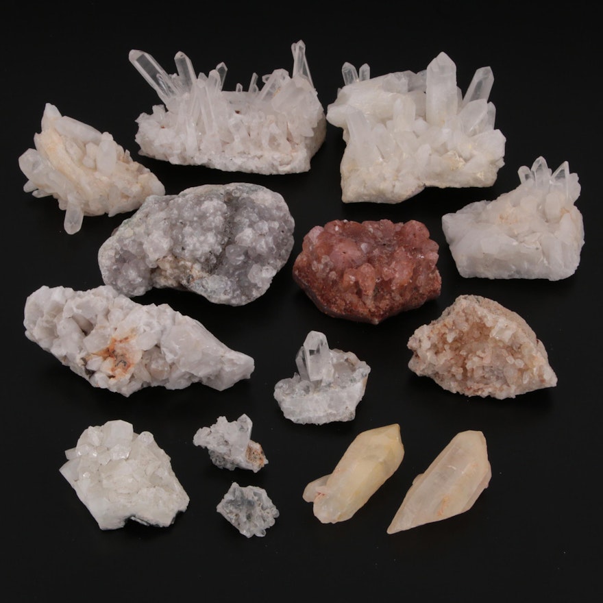 Quartz Crystal Cluster Specimens