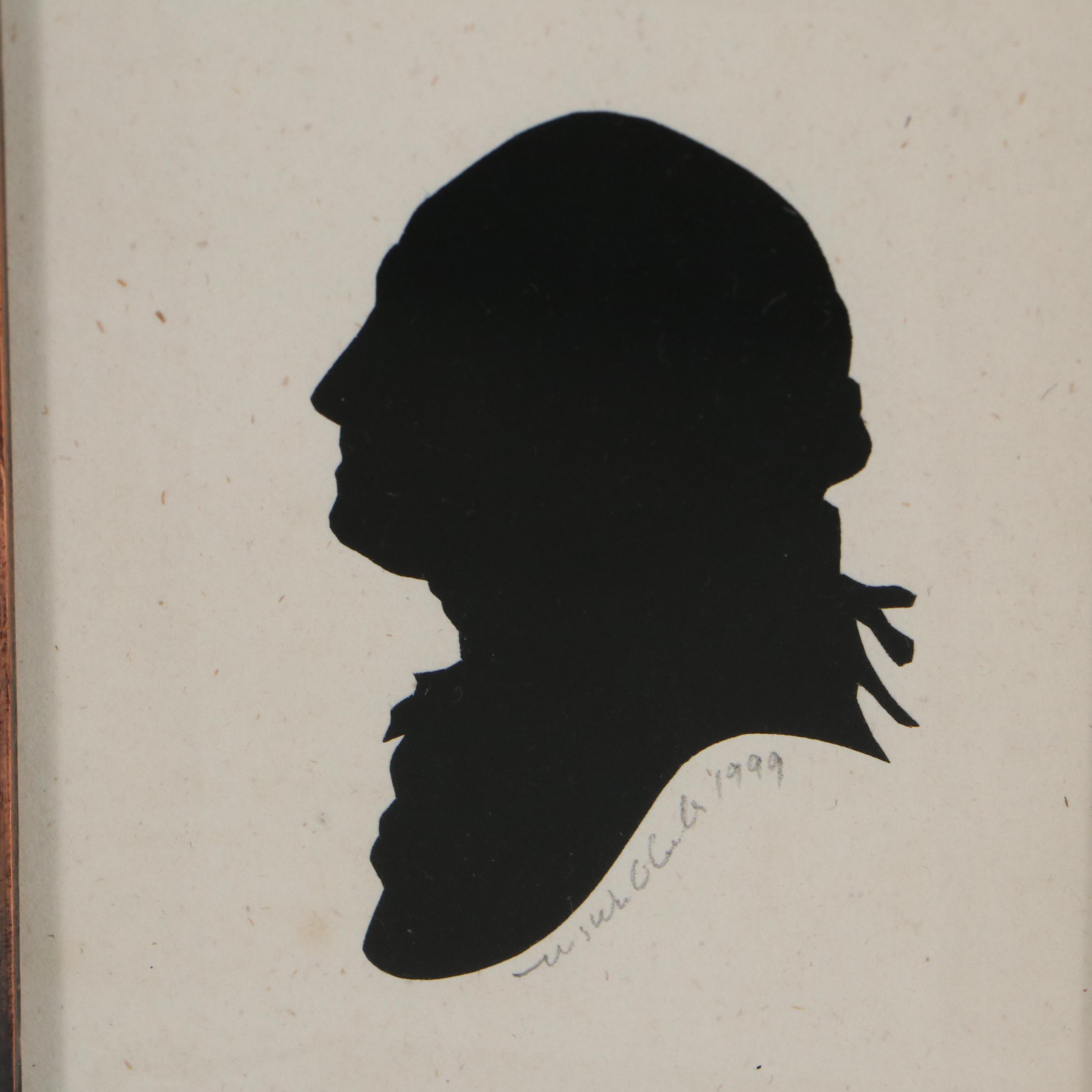 Wendy Schultz Wubbels Silhouette Portrait Paper Cut-Outs, 1999