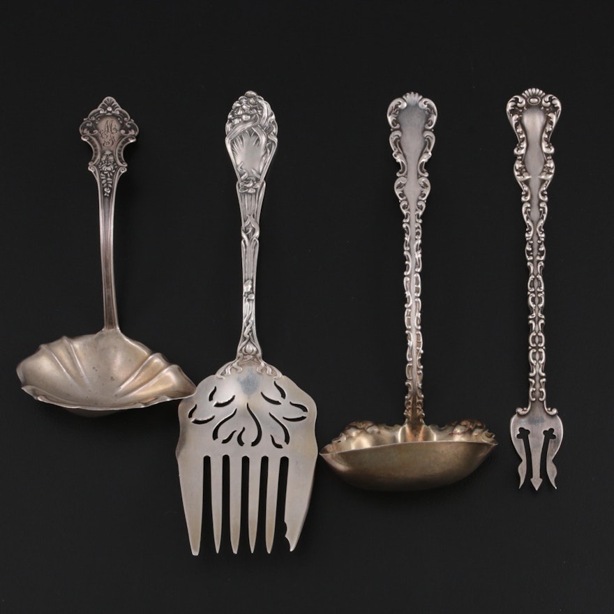 R. Blackinton & Co., Whiting Mfg. Co., and More Sterling Silver Serving Utensils