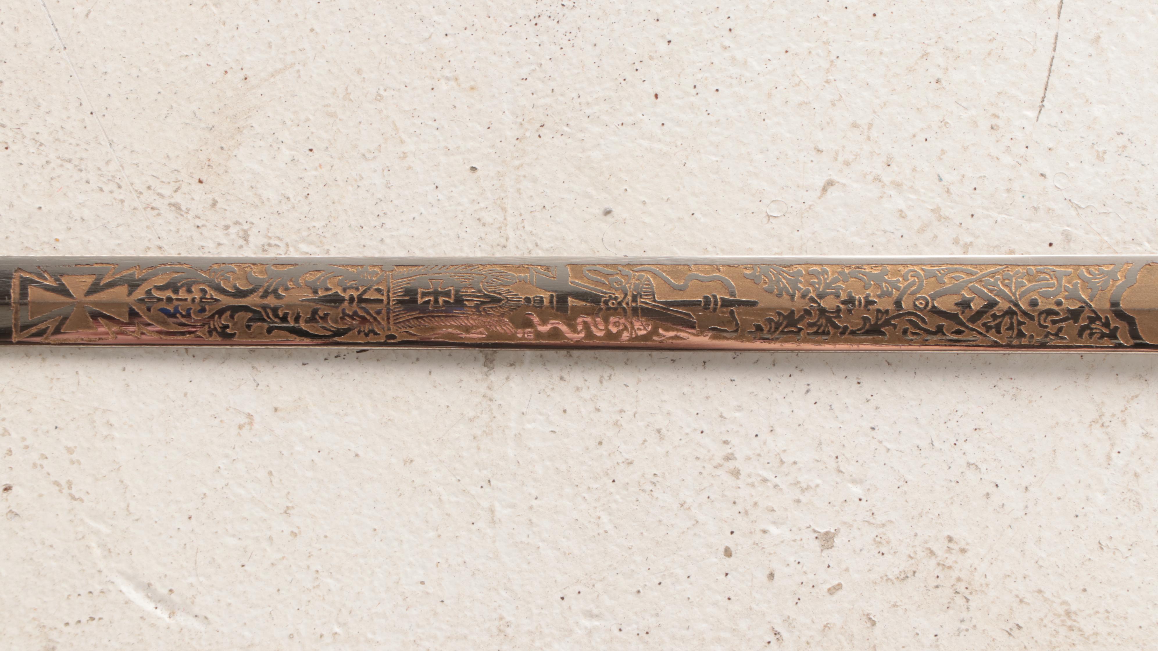 Cincinnati Regalia Co. Knights Templar Ceremonial Sword with Scabbard, 1900s