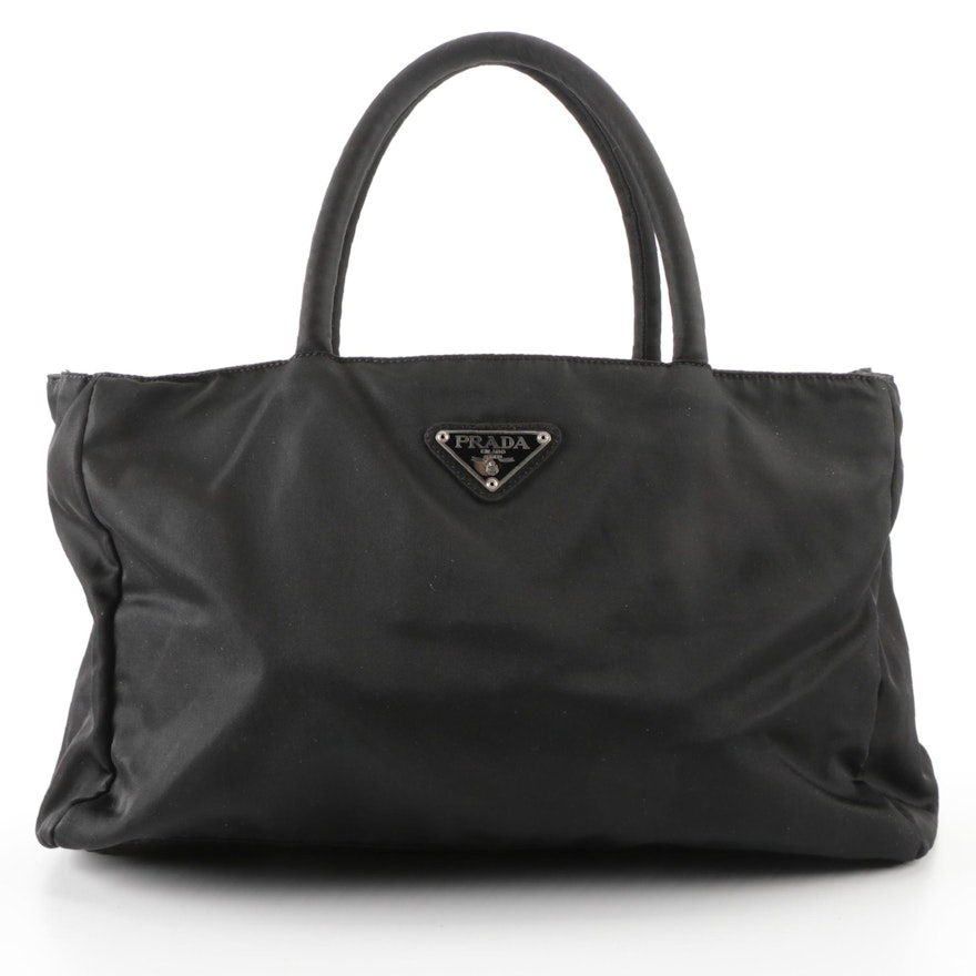 Prada Tote Bag in Black Tessuto Nylon