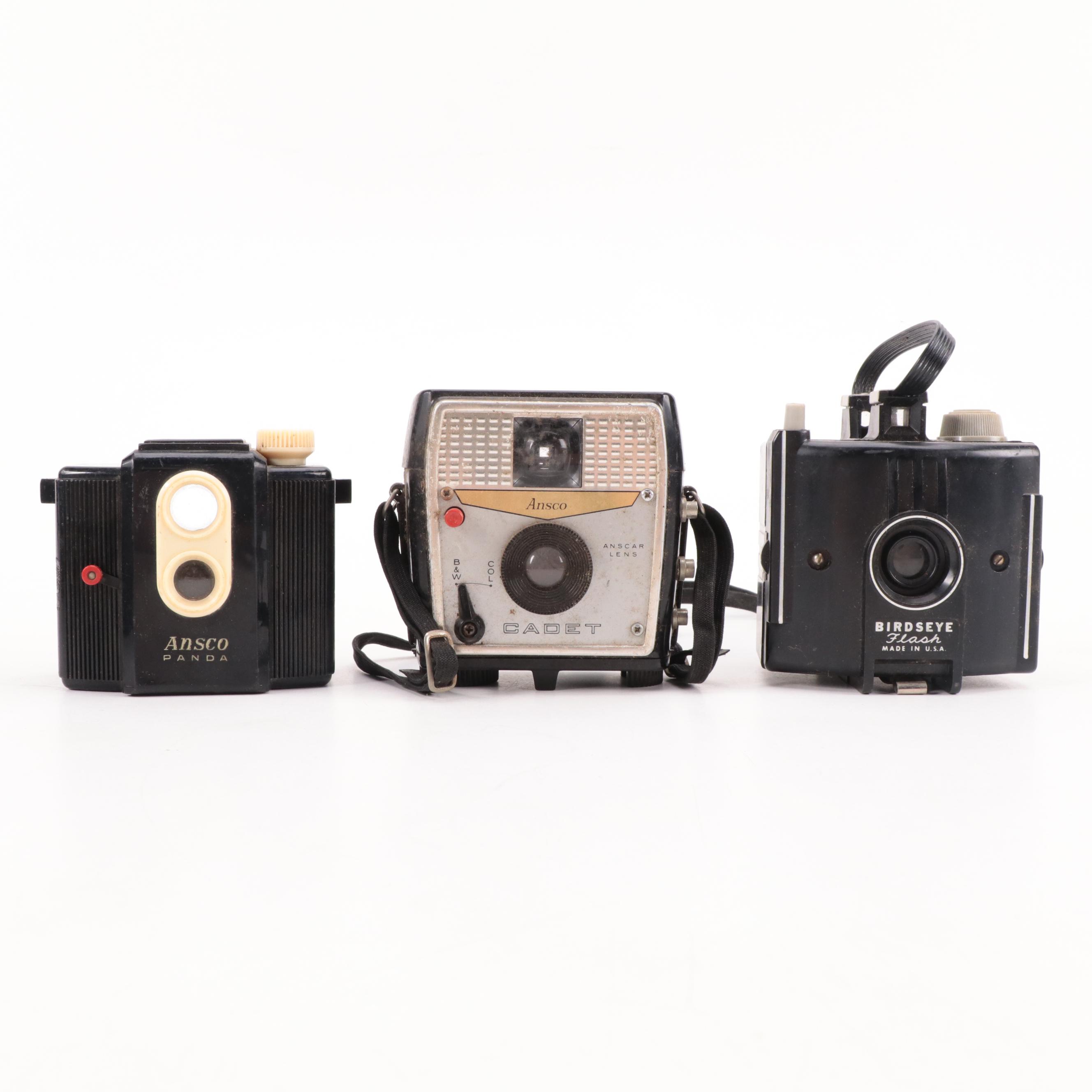 Ansco Rediflex, Panda and Other Cameras, Early to Mid 20th Century