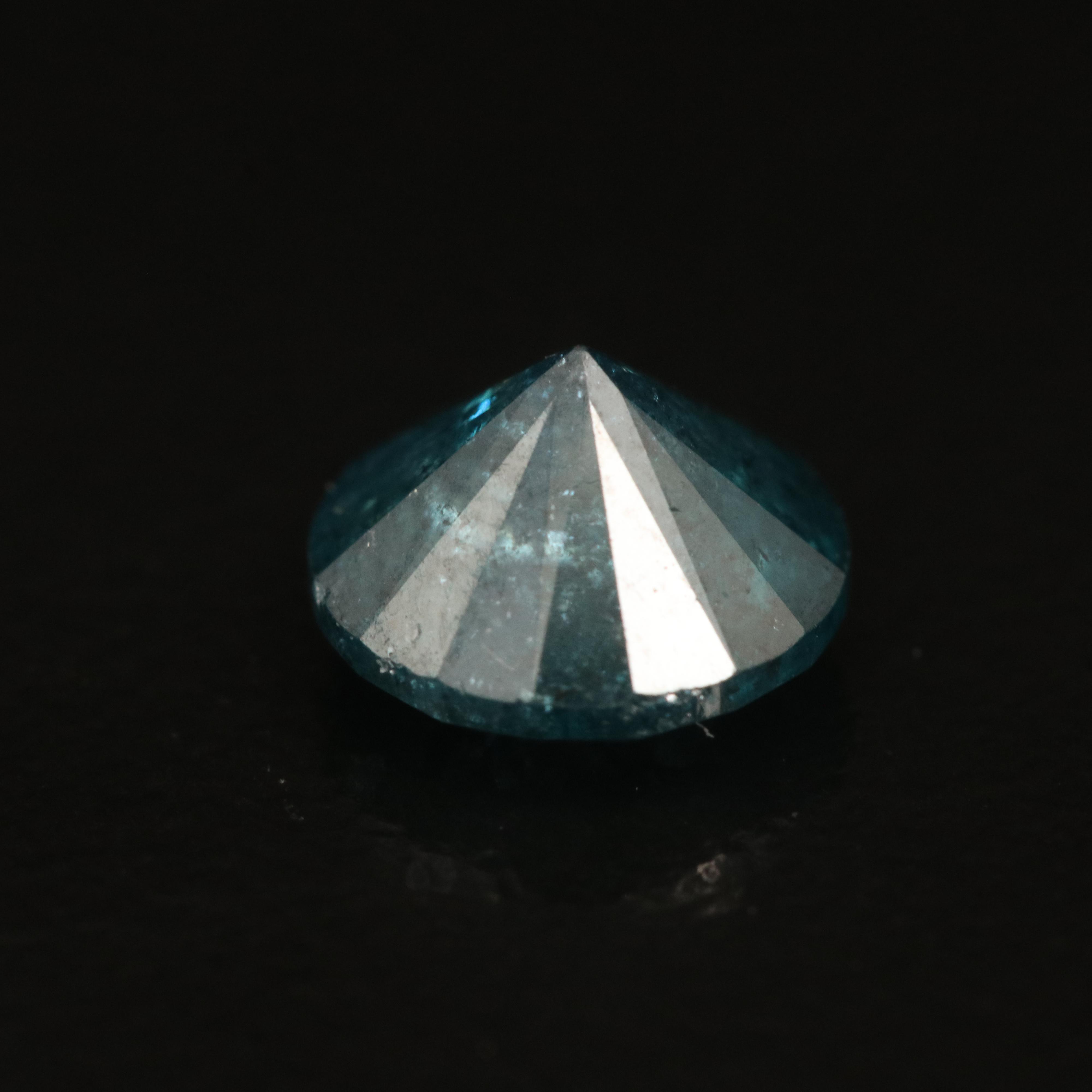 Loose 1.59 CT Fancy Blue Diamond