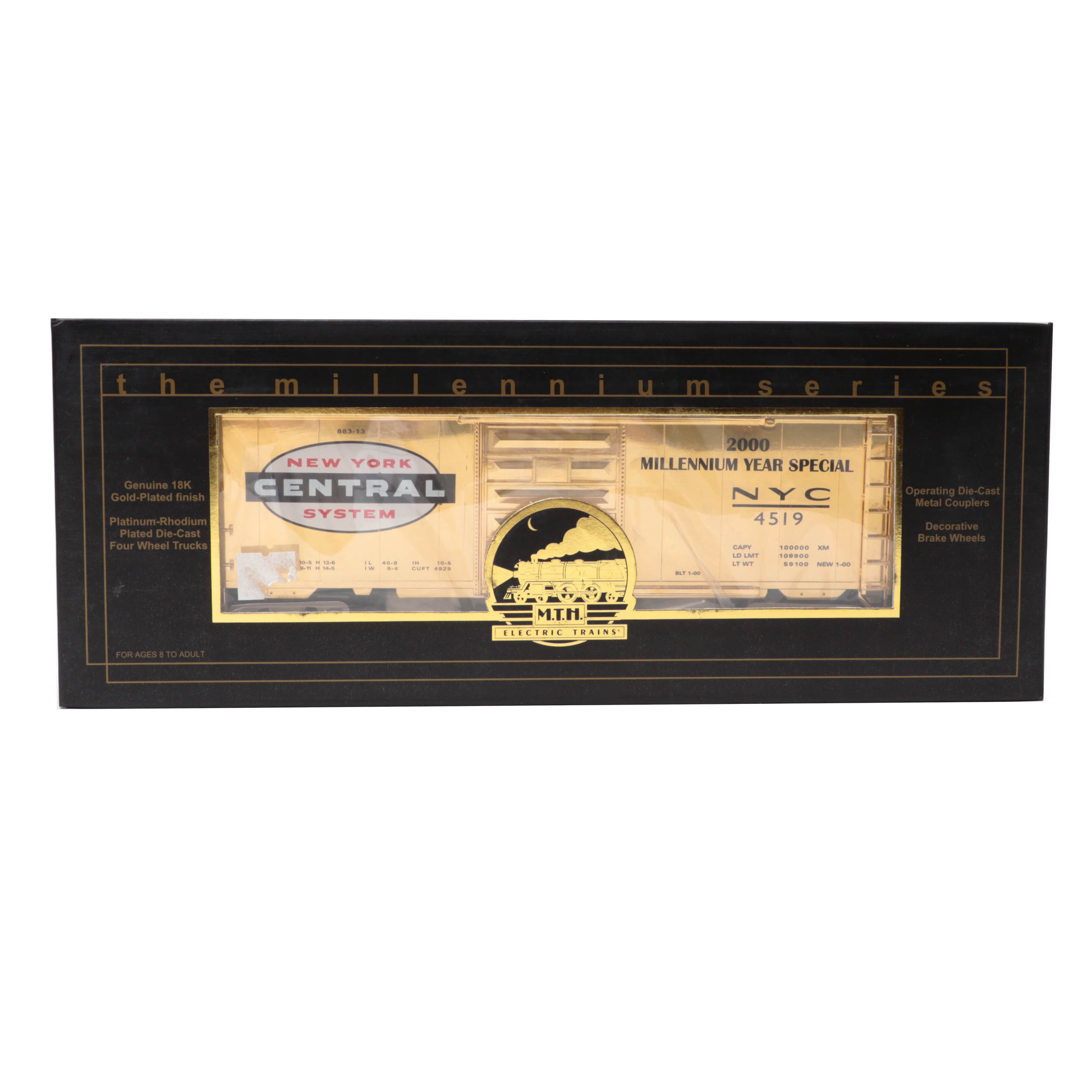 M.T.H. RailKing New York Central Millennium Year Special Boxcar