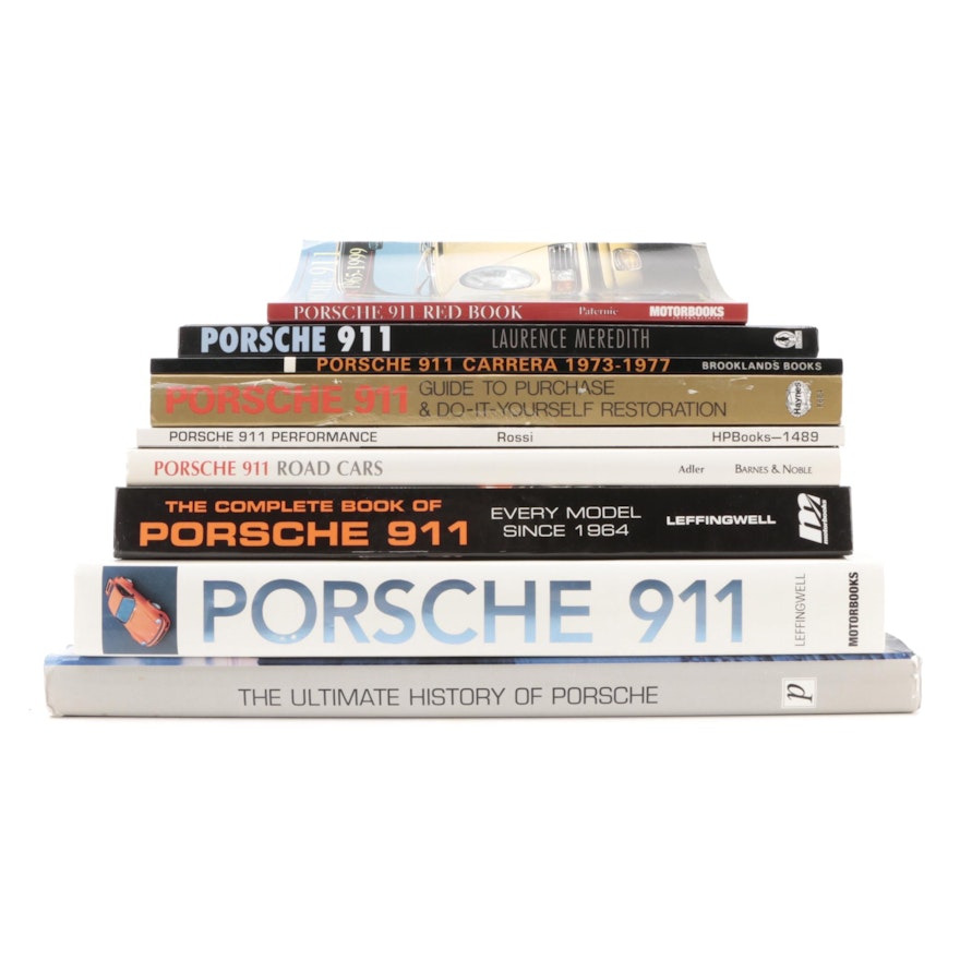 First Edition "Porsche 911: Performance" and Other Porsche Books