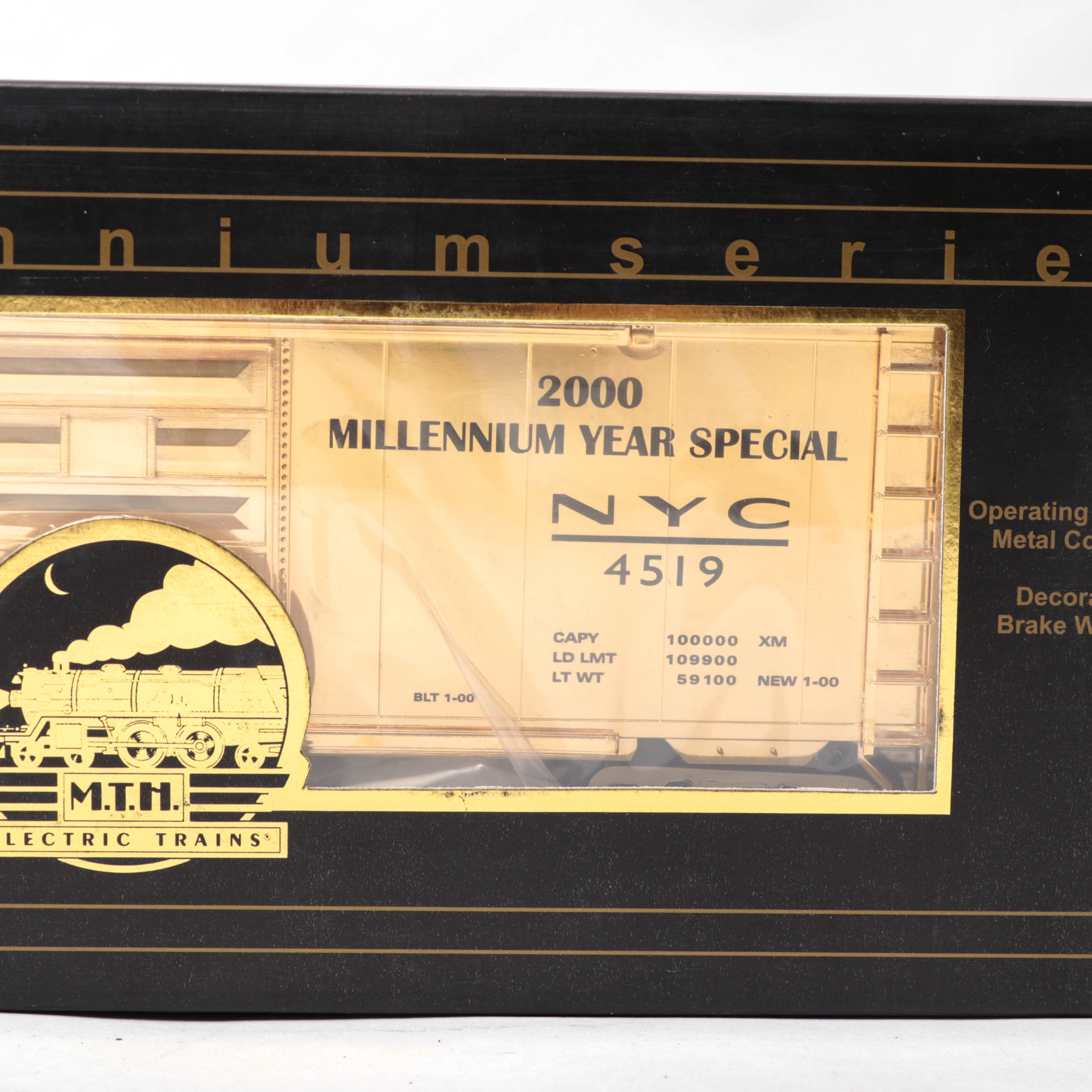 M.T.H. RailKing New York Central Millennium Year Special Boxcar