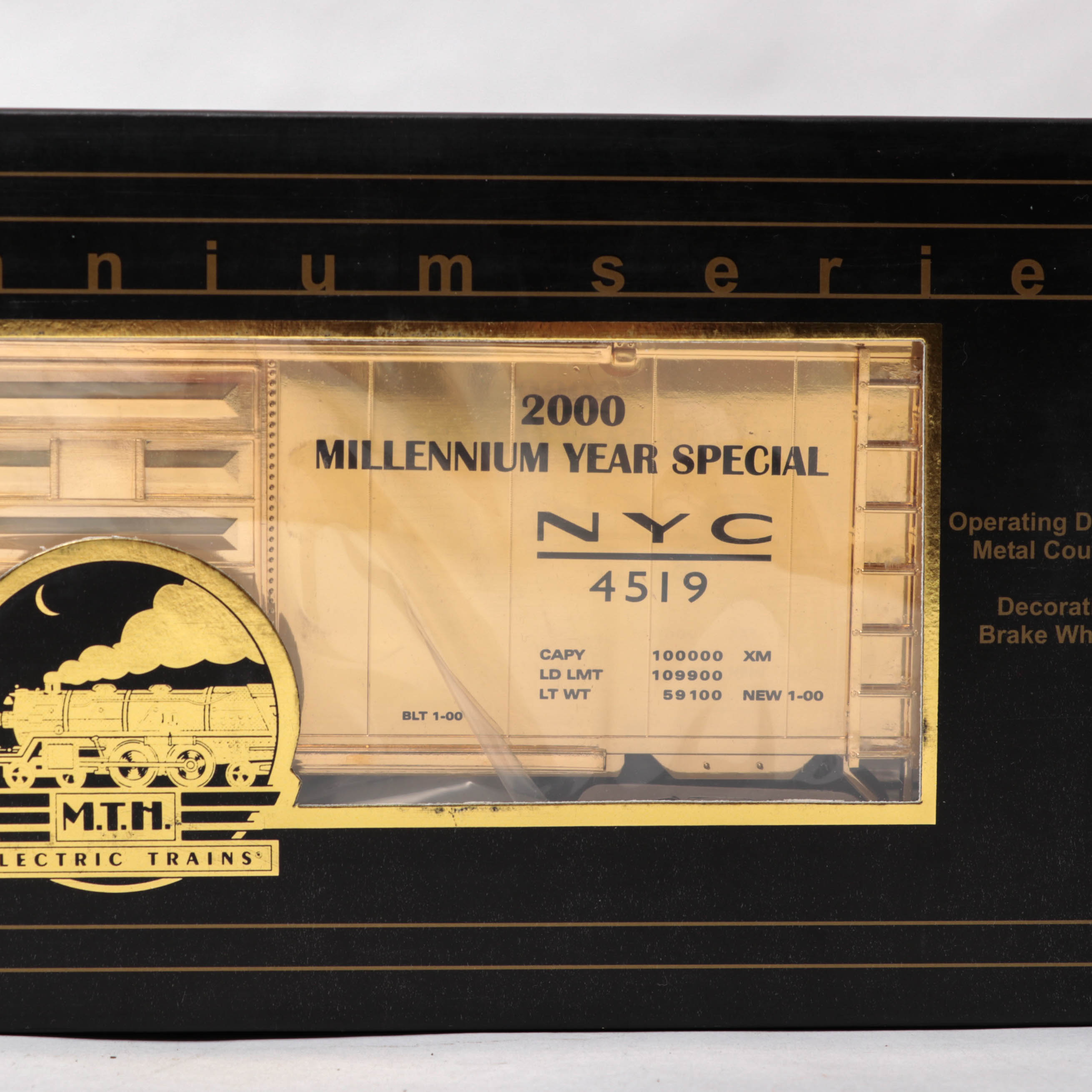 M.T.H. RailKing New York Central Millennium Year Special Boxcar