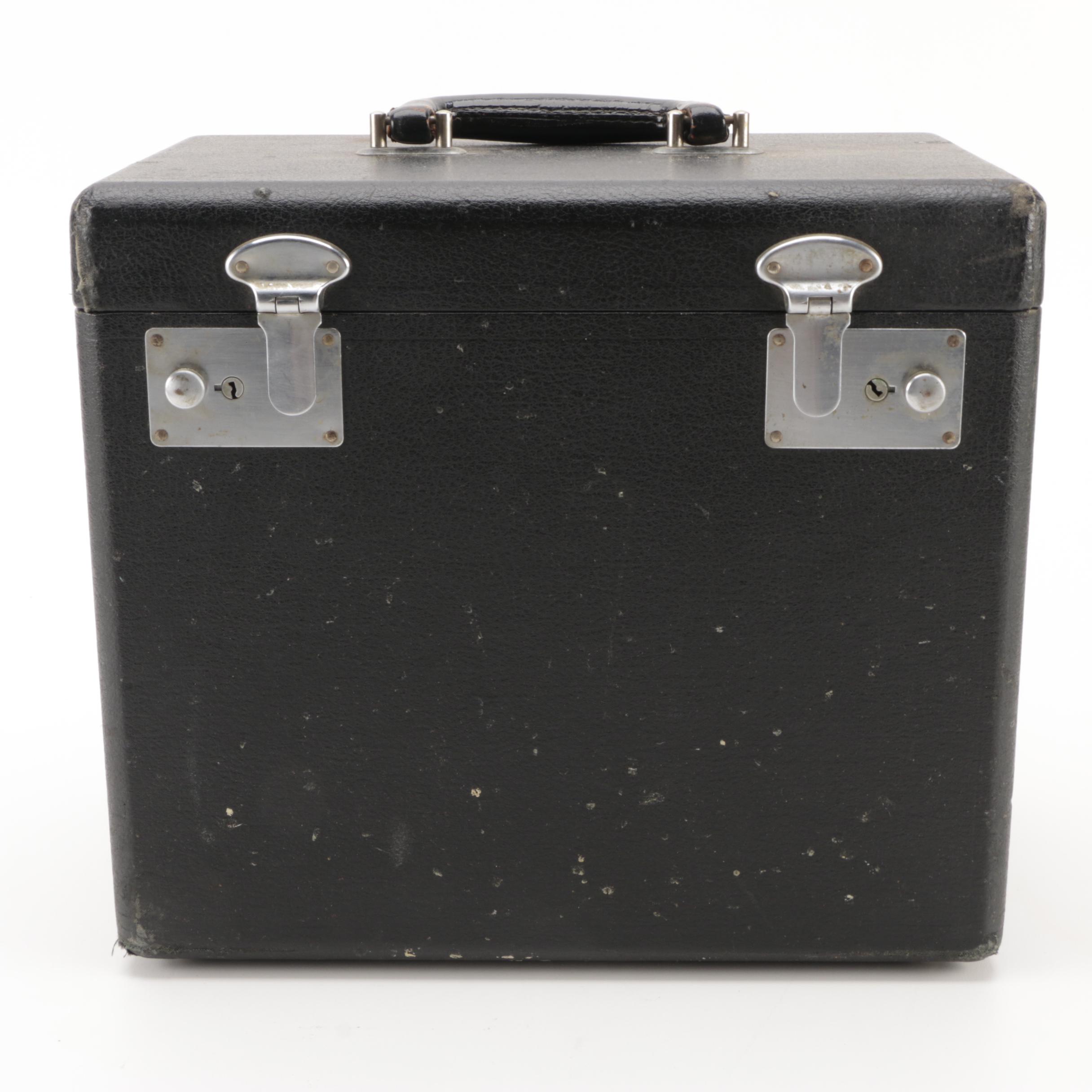 Singer 221 Featherweight Sewing Machine with Case, 1948