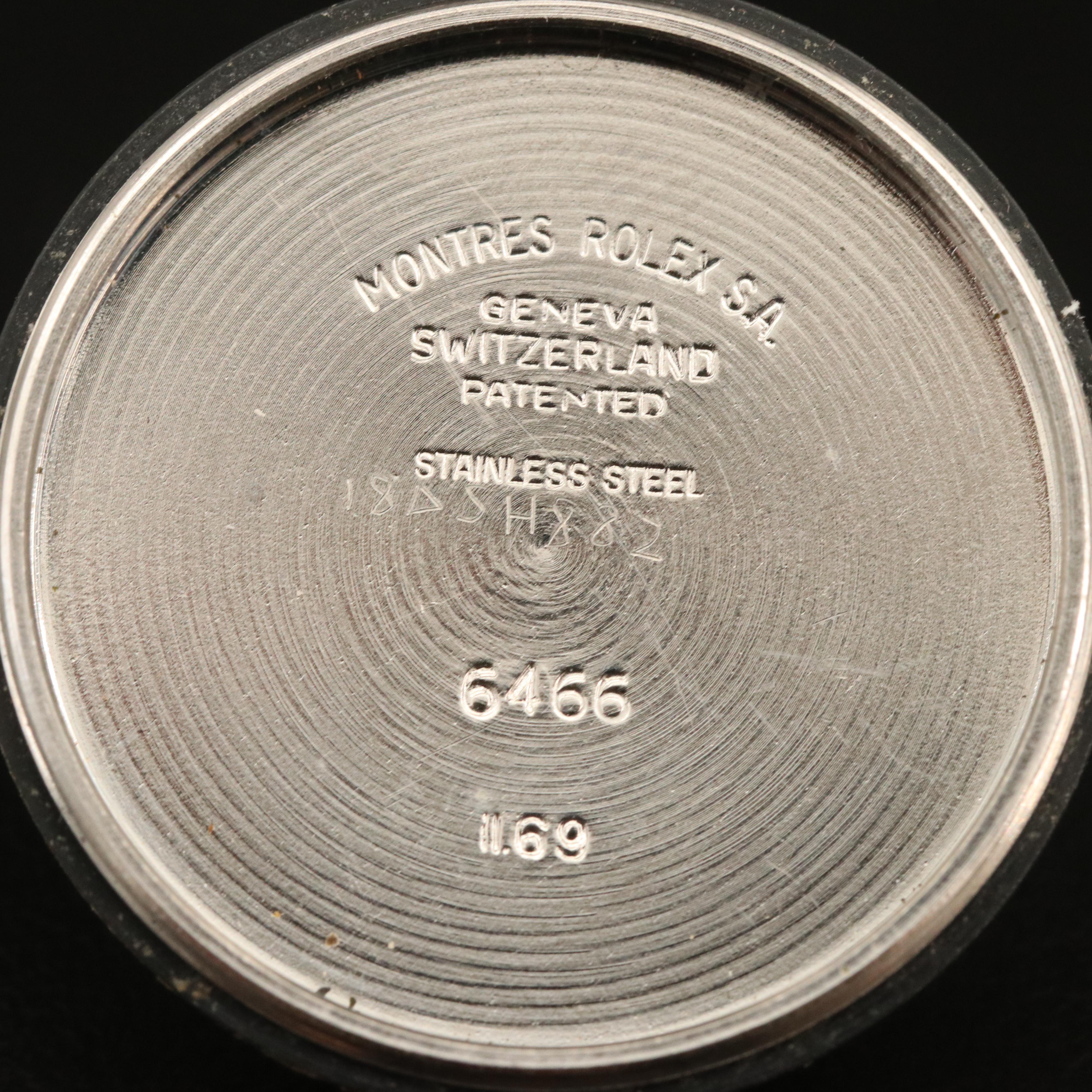 1969 Rolex Oysterdate Stainless Steel Watch