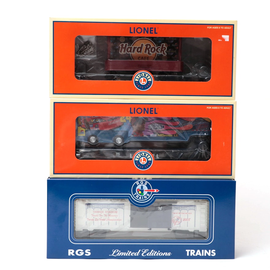 Lionel and RGS Train Cars