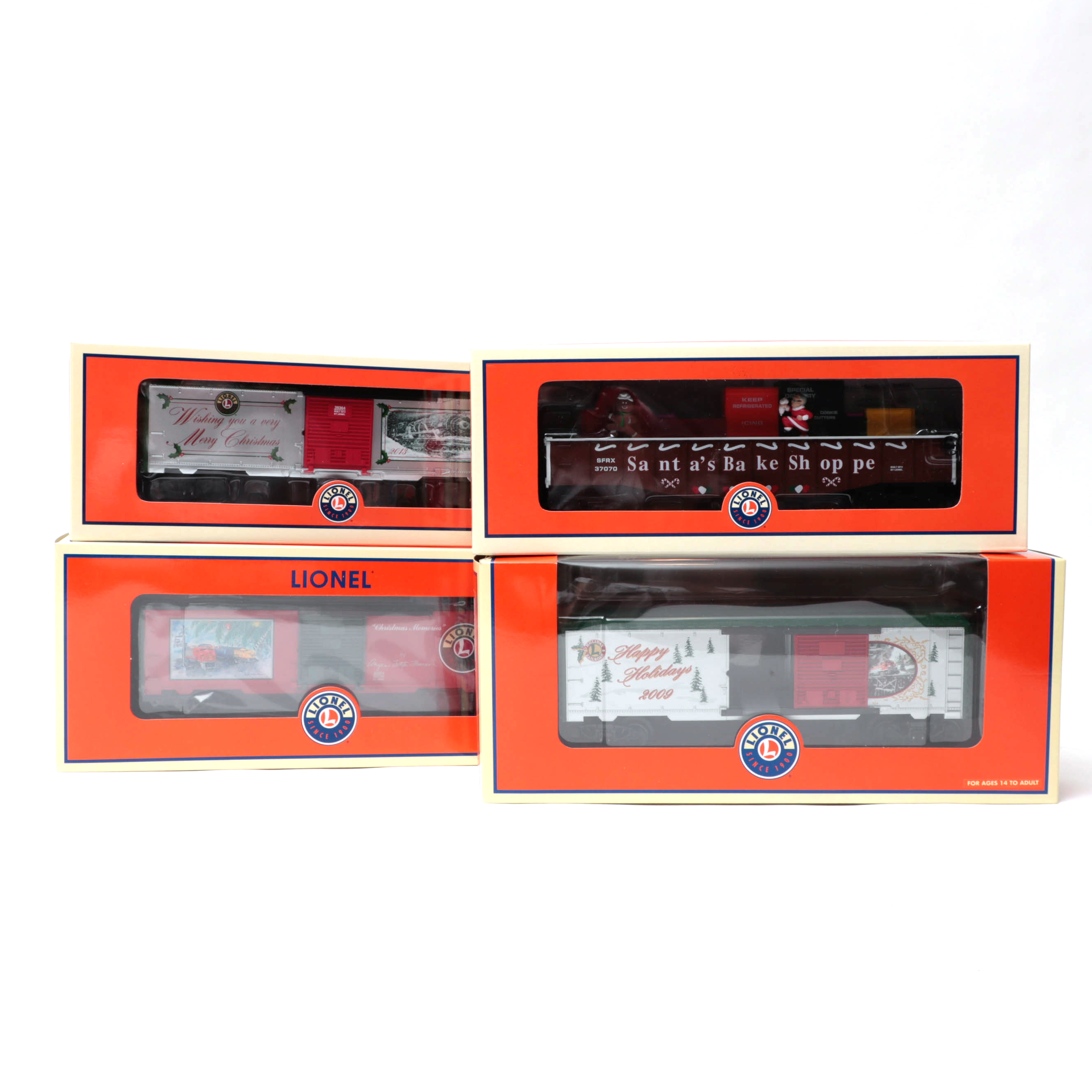 Lionel O Gauge Christmas Freight Cars