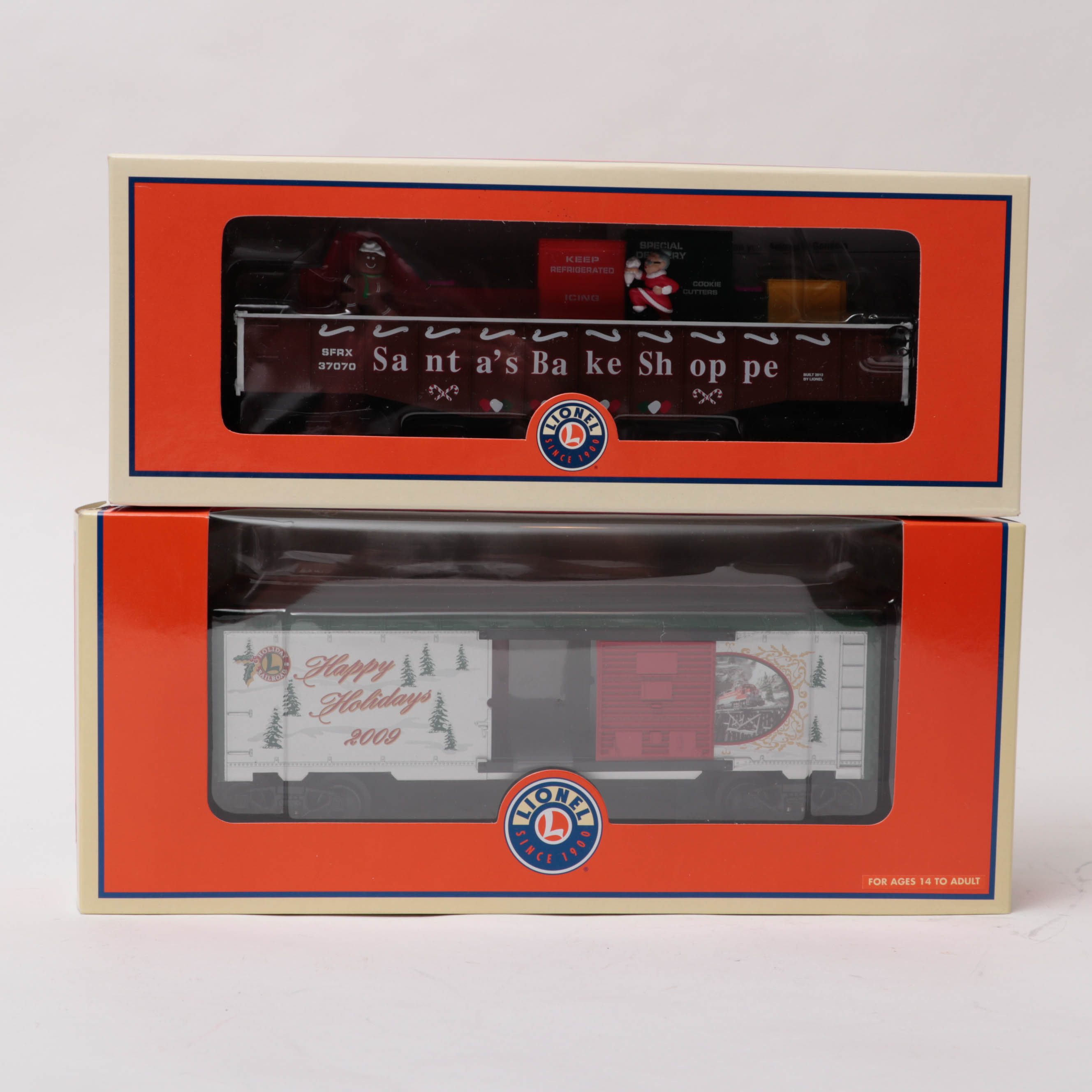 Lionel O Gauge Christmas Freight Cars