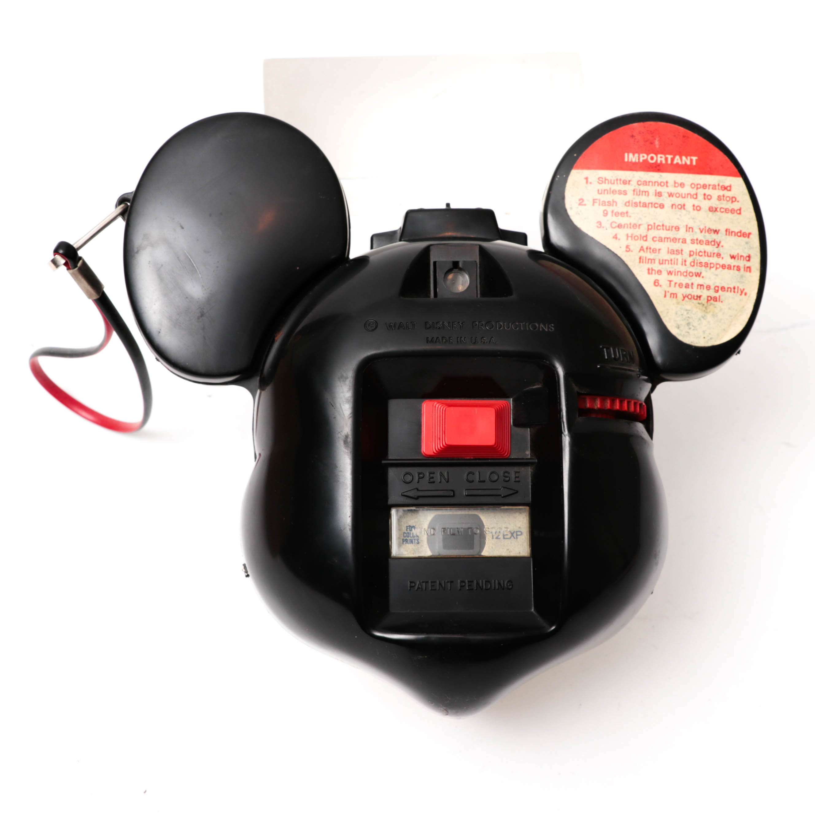Walt Disney "Mick-O-Matic" Mickey Mouse Camera, 1970s