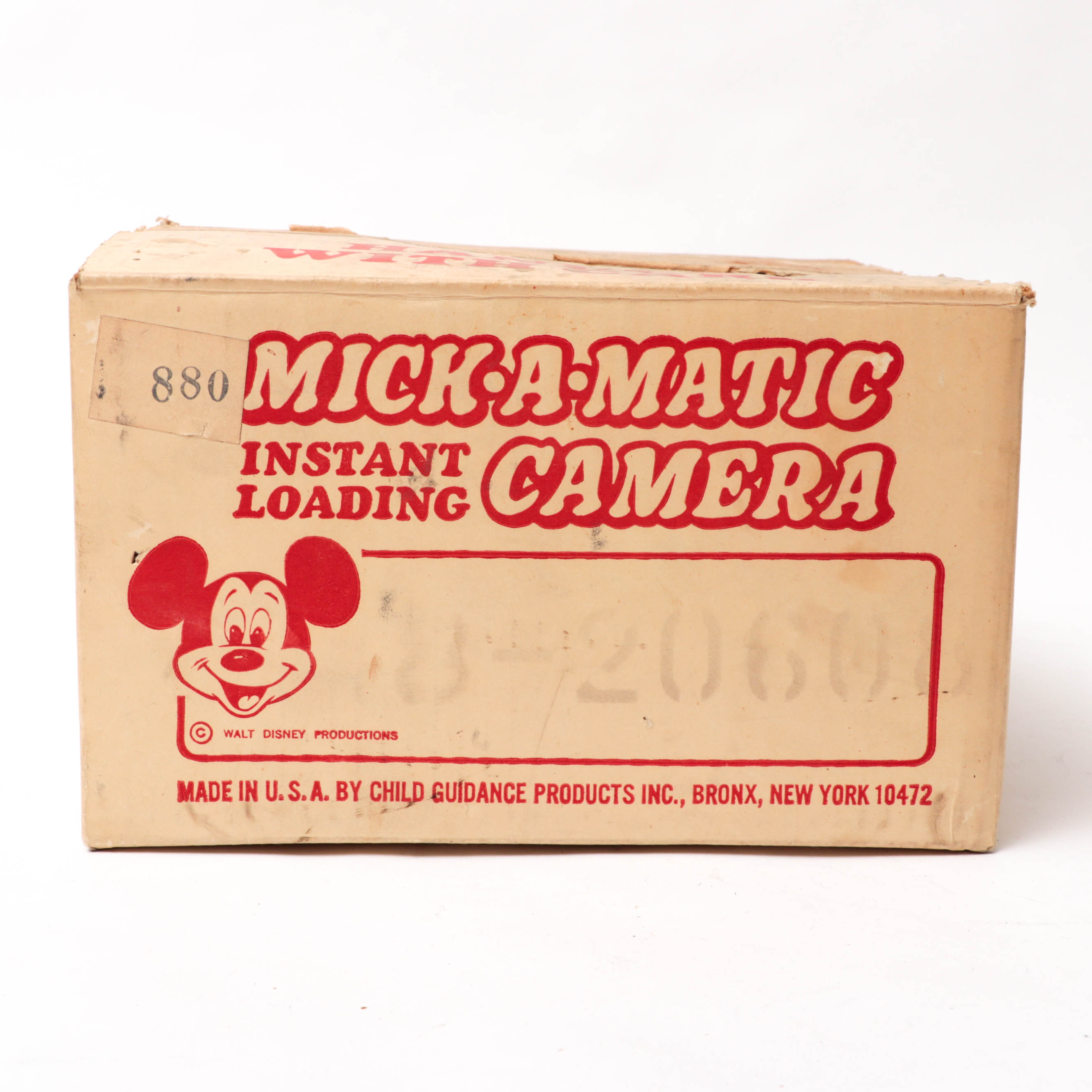 Walt Disney "Mick-O-Matic" Mickey Mouse Camera, 1970s